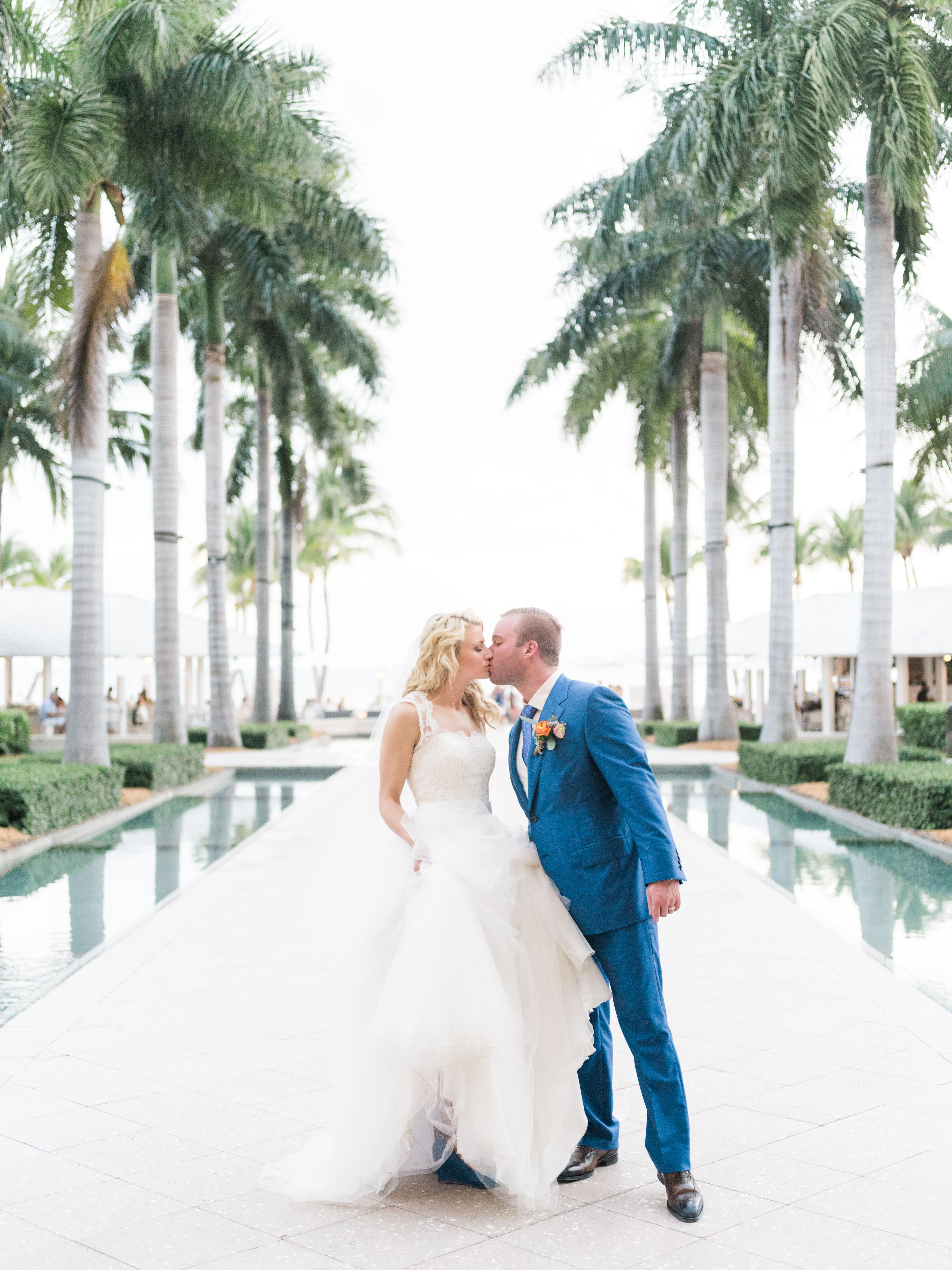 Modern Blue Suit and Tie