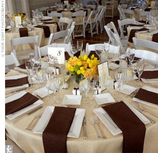 Yellow Reception Decor