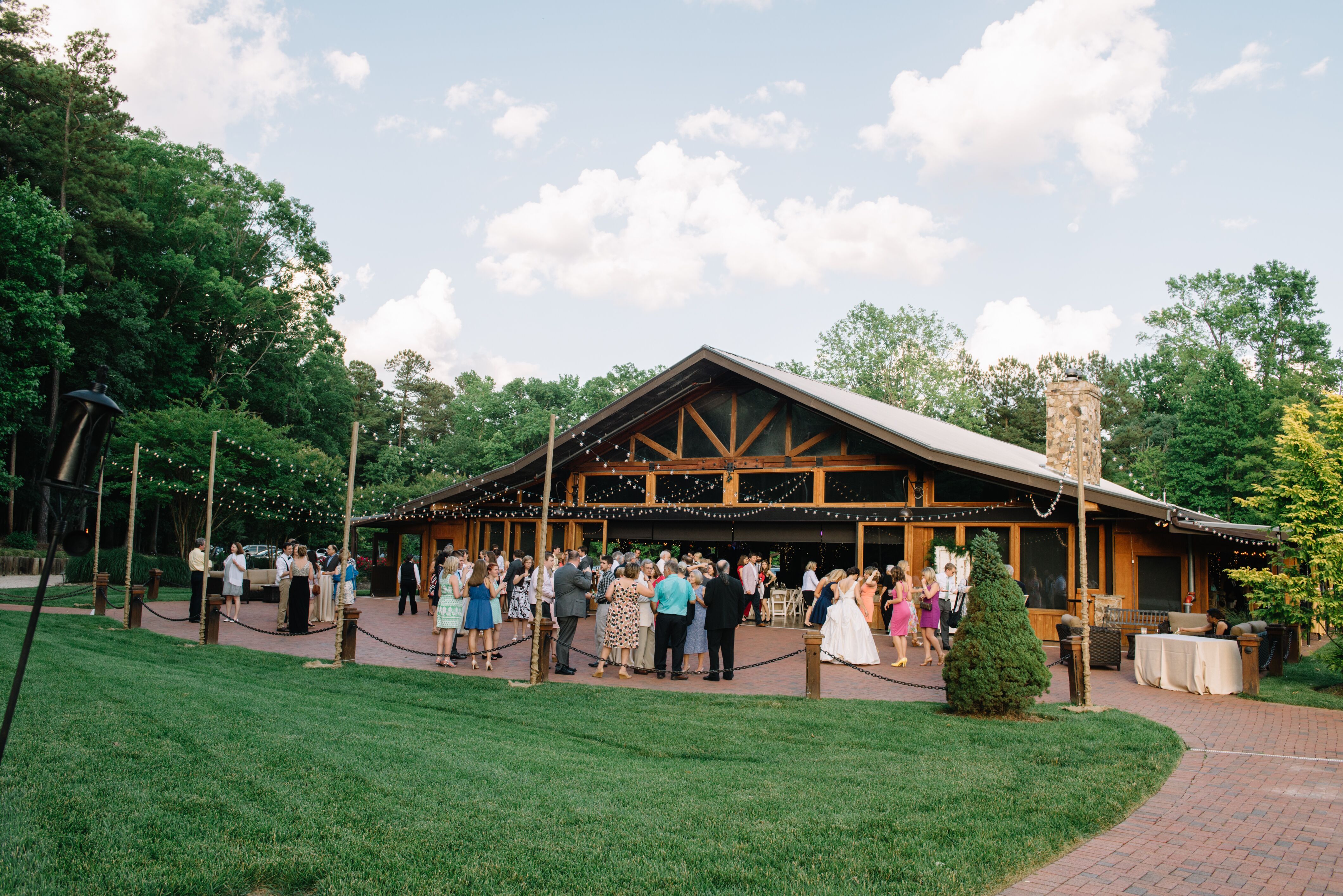 The Pavilion At The Angus Barn Outdoor Cocktail Hour