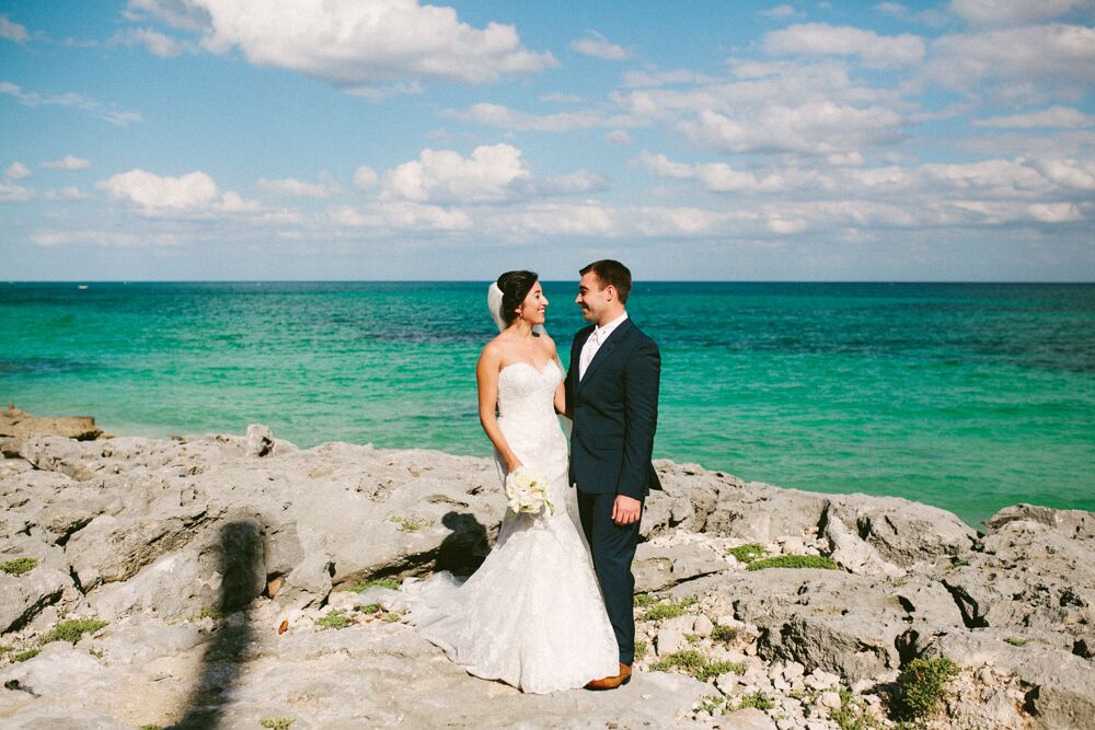 A Beach Destination Wedding at Akiin Beach Club in Tulum ...