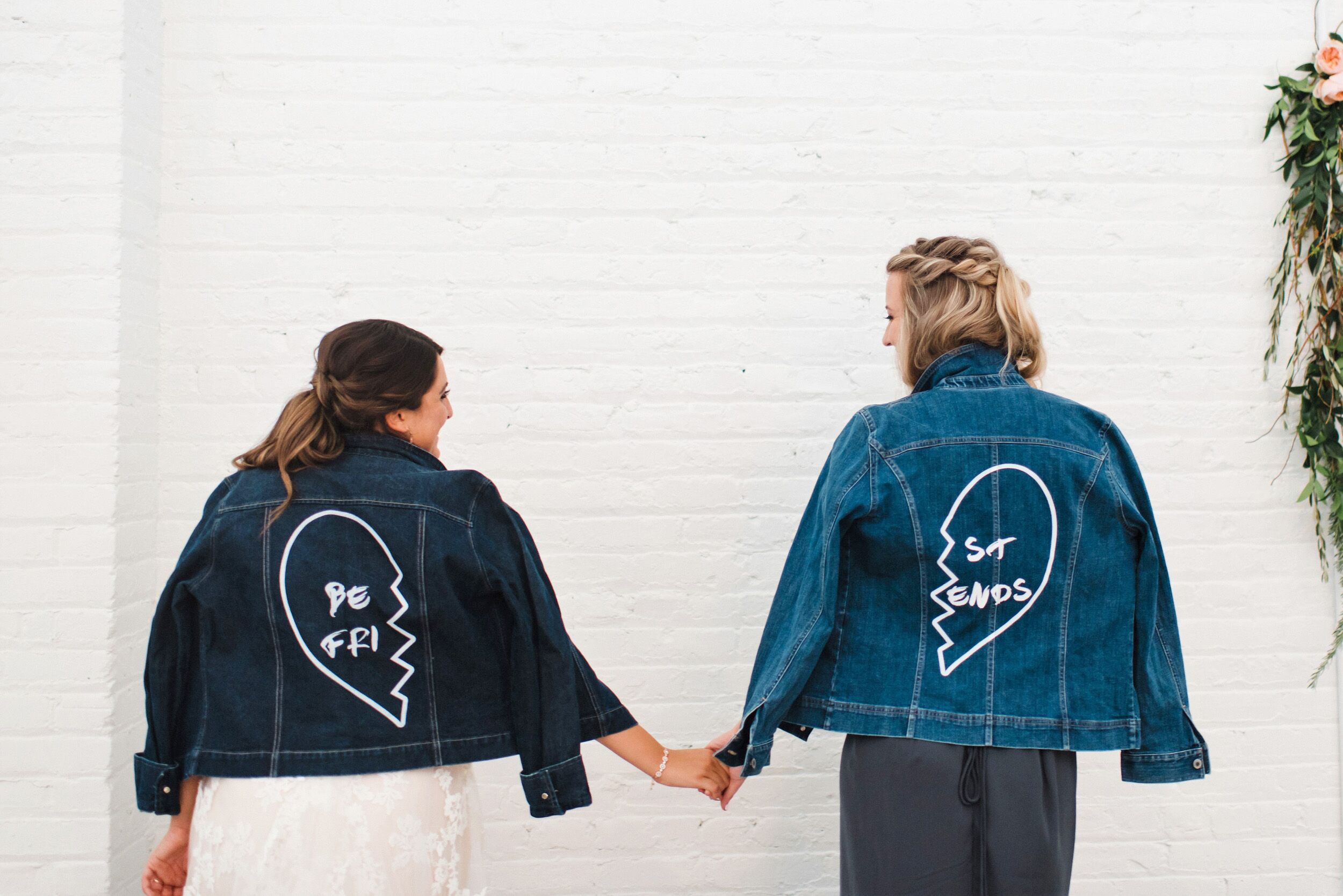 Jean Jackets For Bride And Maid Of Honor