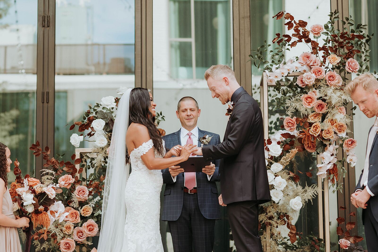 A Fall-Inspired Wedding With Sweet Details by the Couple’s Kids at ...