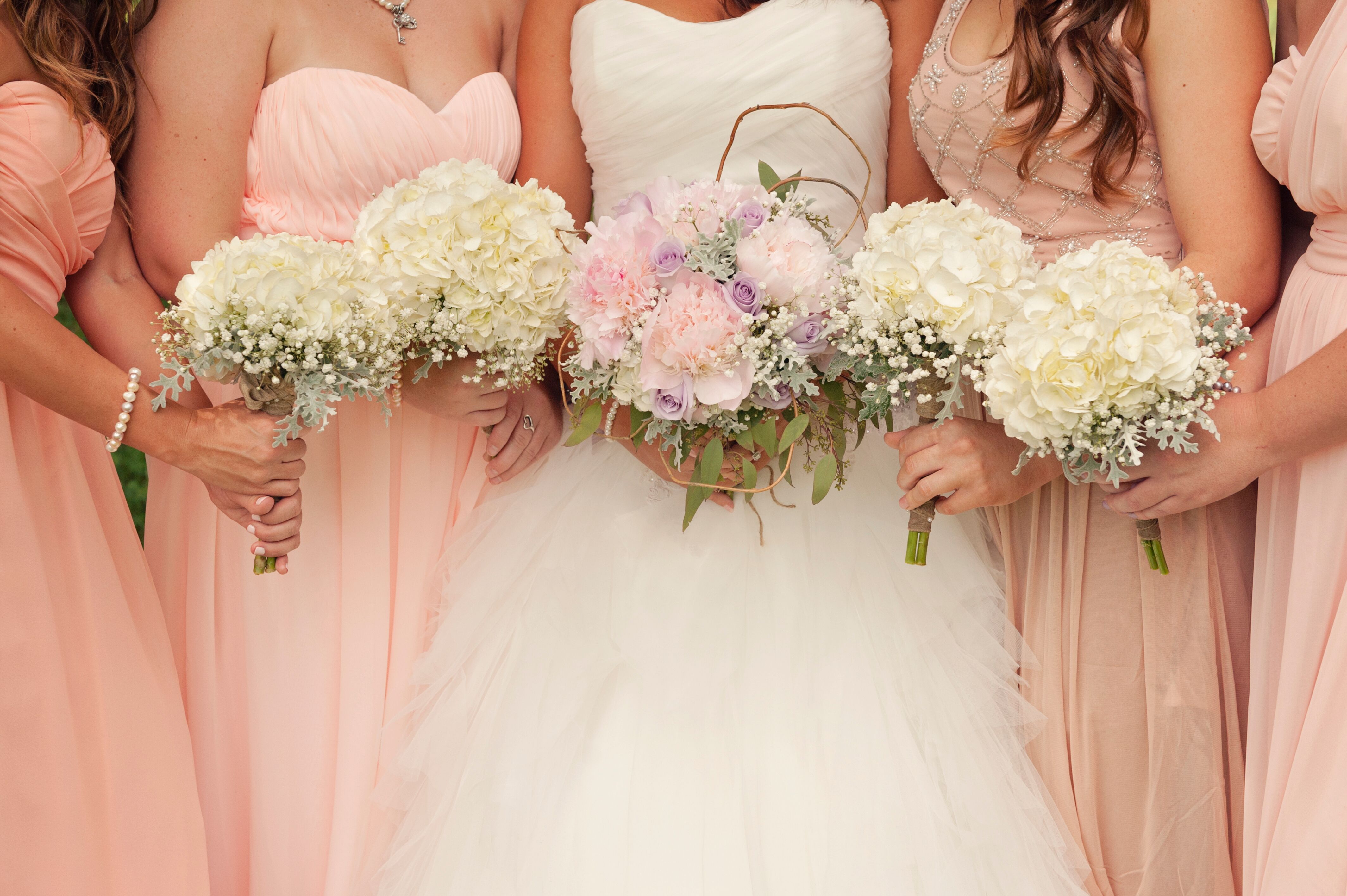 Pink Peony and Purple Rose Bouquet