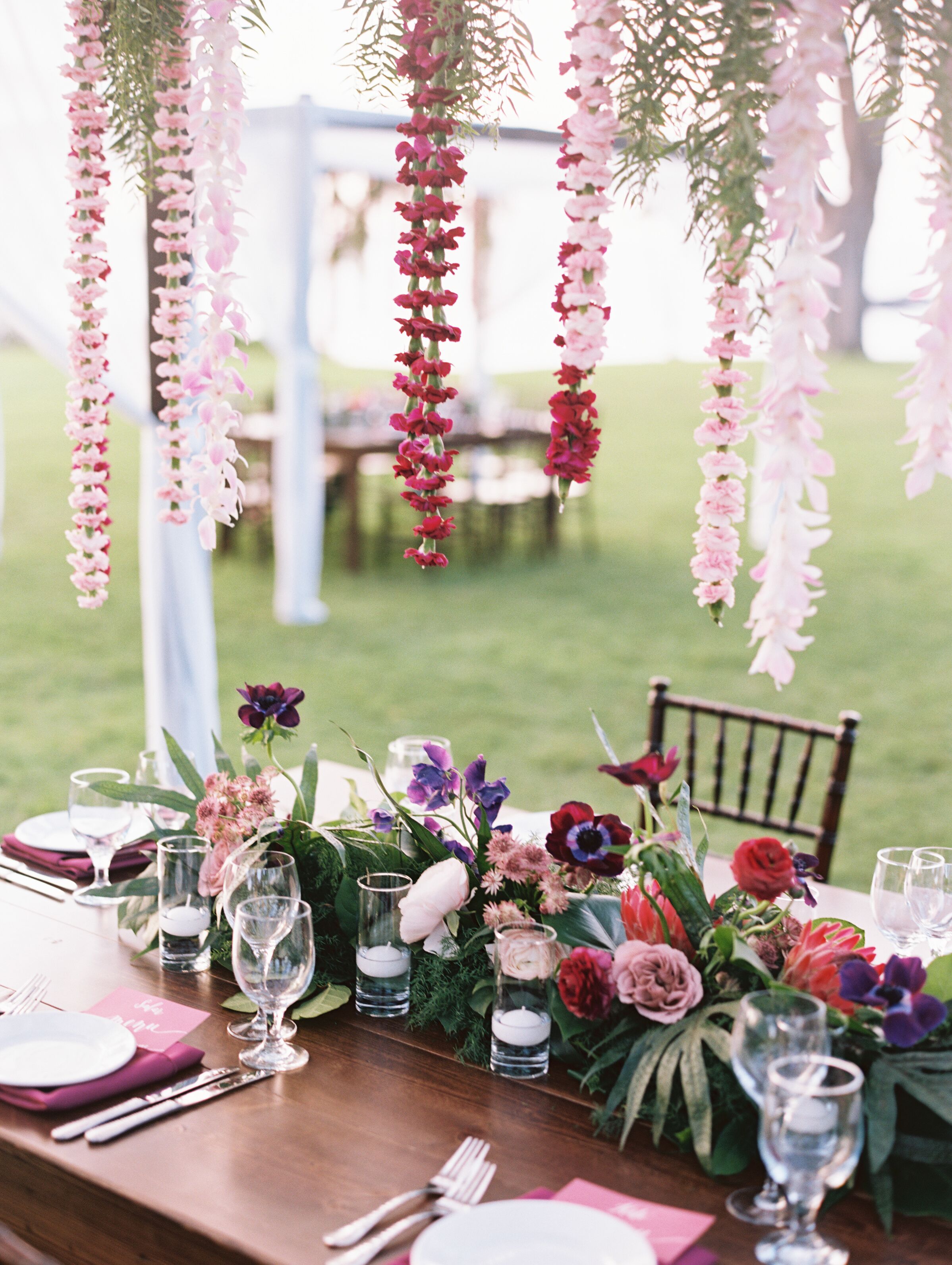 Tropical Floral Centerpieces