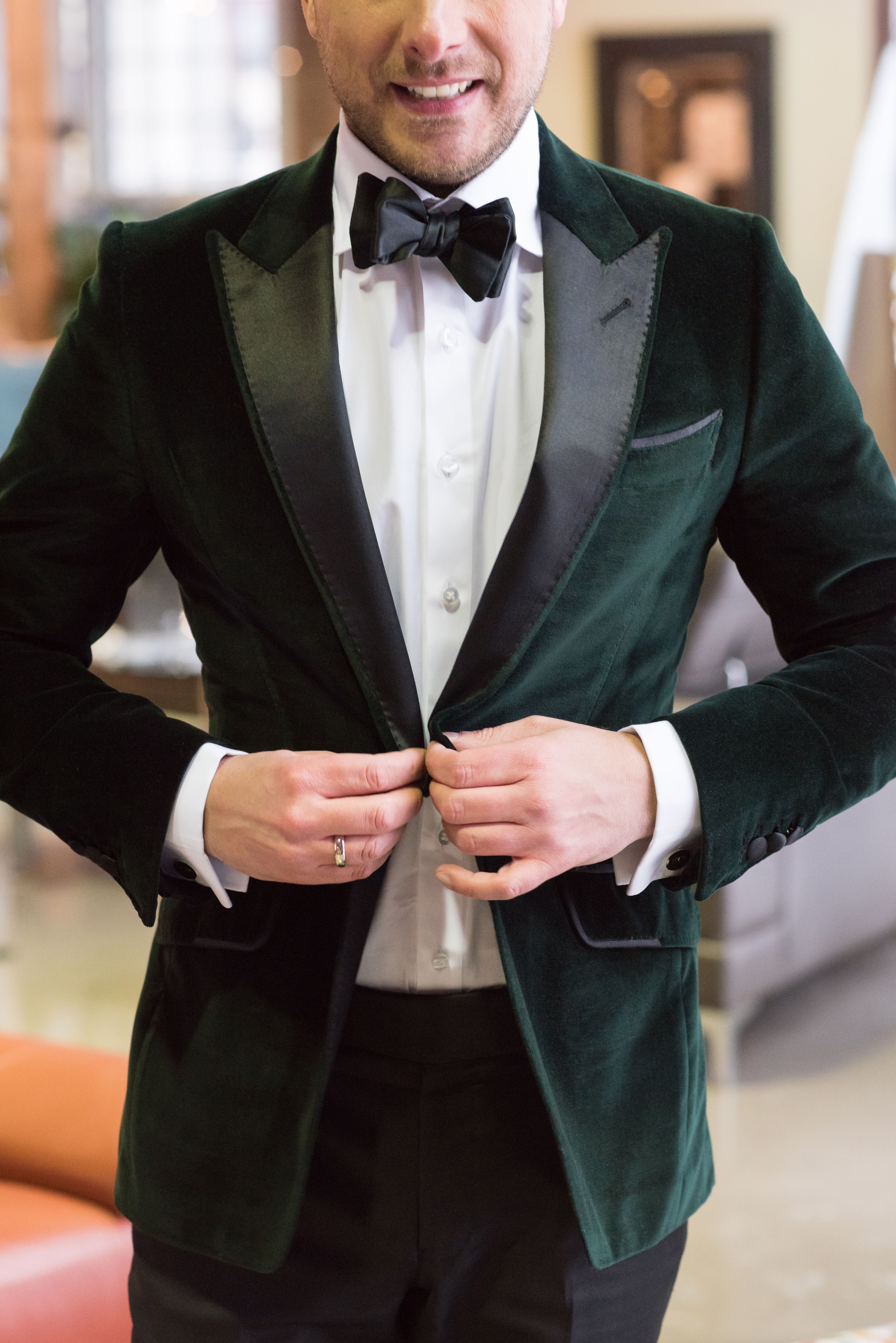 Emerald Green Grooms Blazer