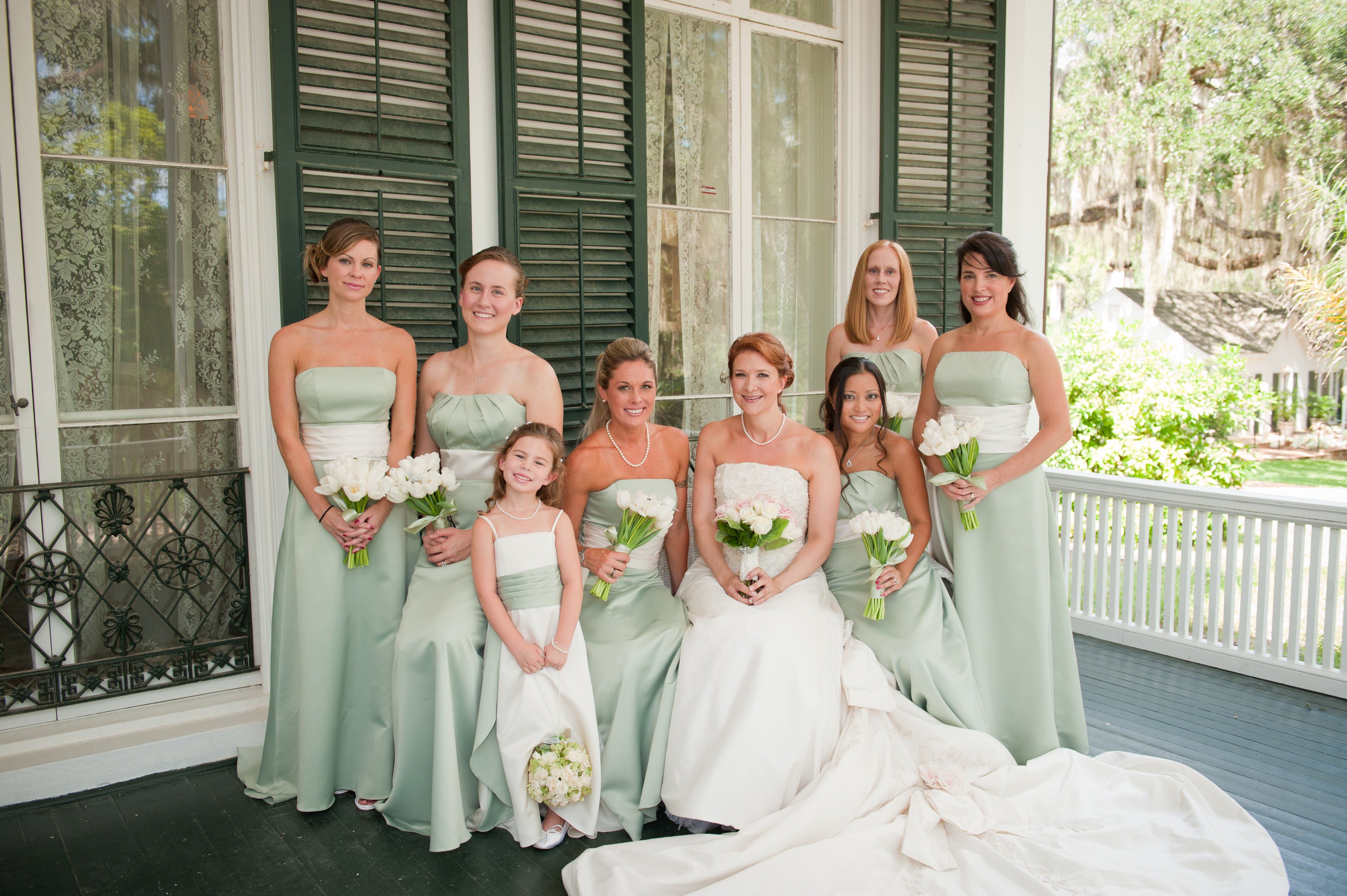  Sage  Green  Bridesmaid  Dresses 