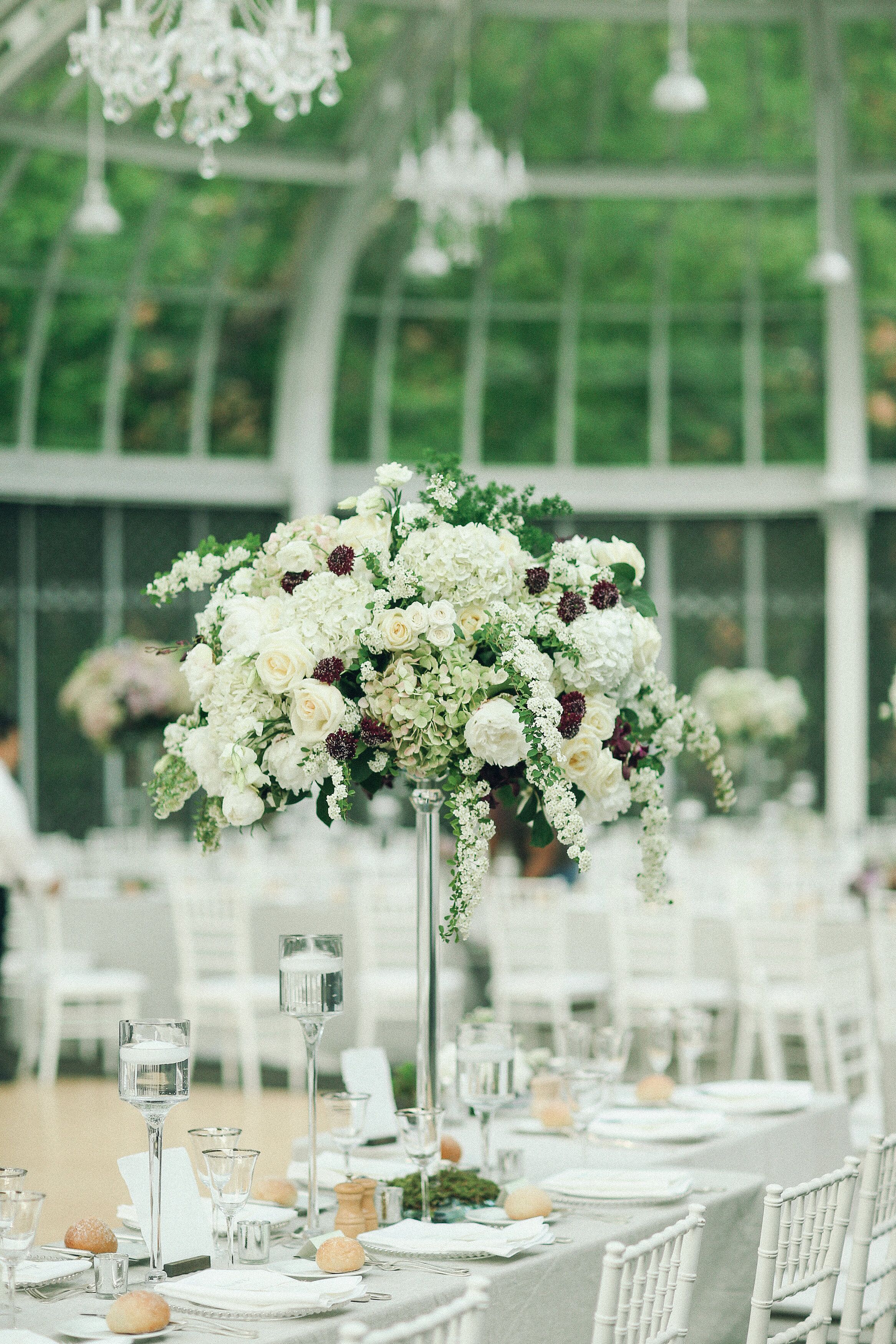 Cascading Garden-Inspired Centerpieces