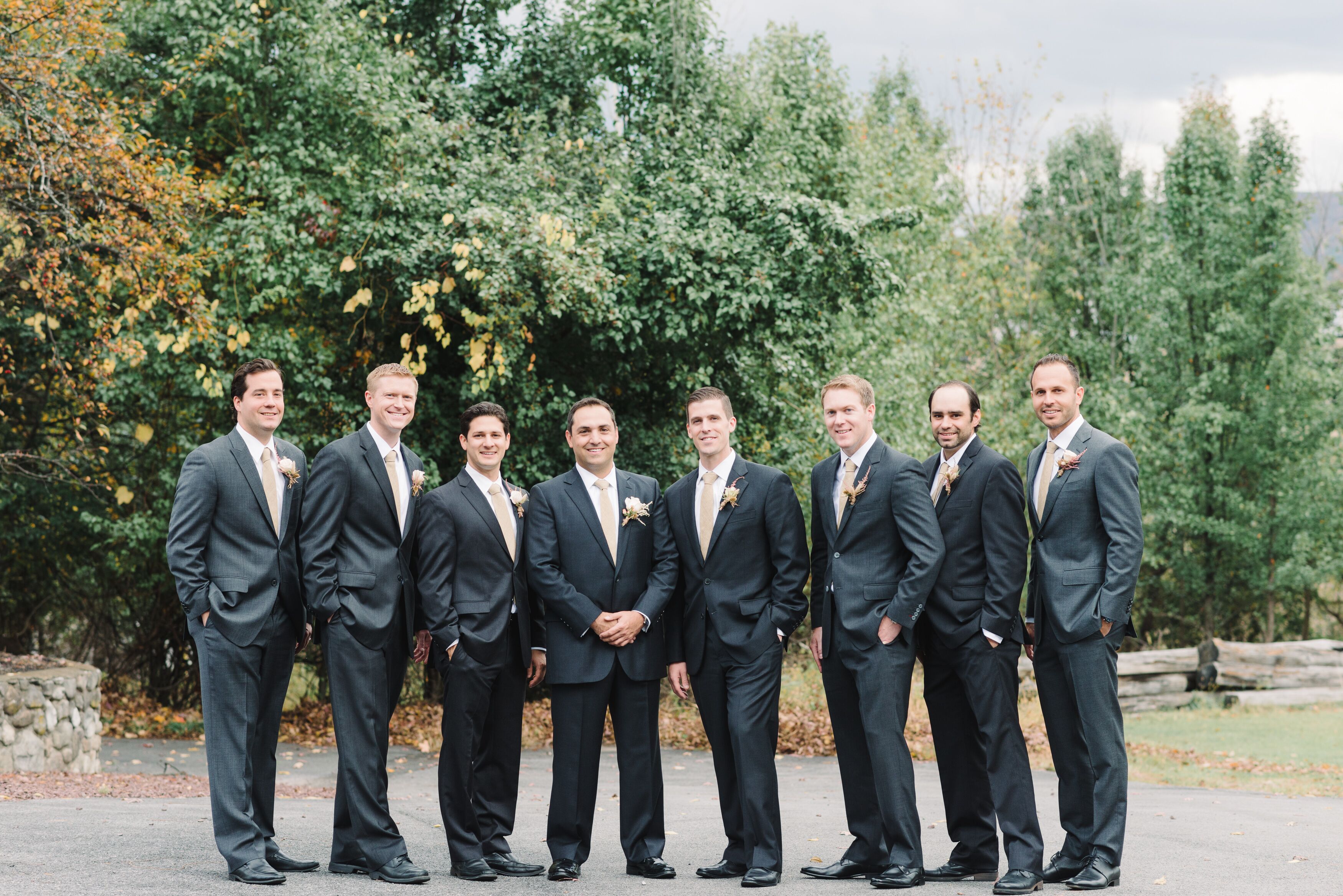 Charcoal hotsell groomsmen suits