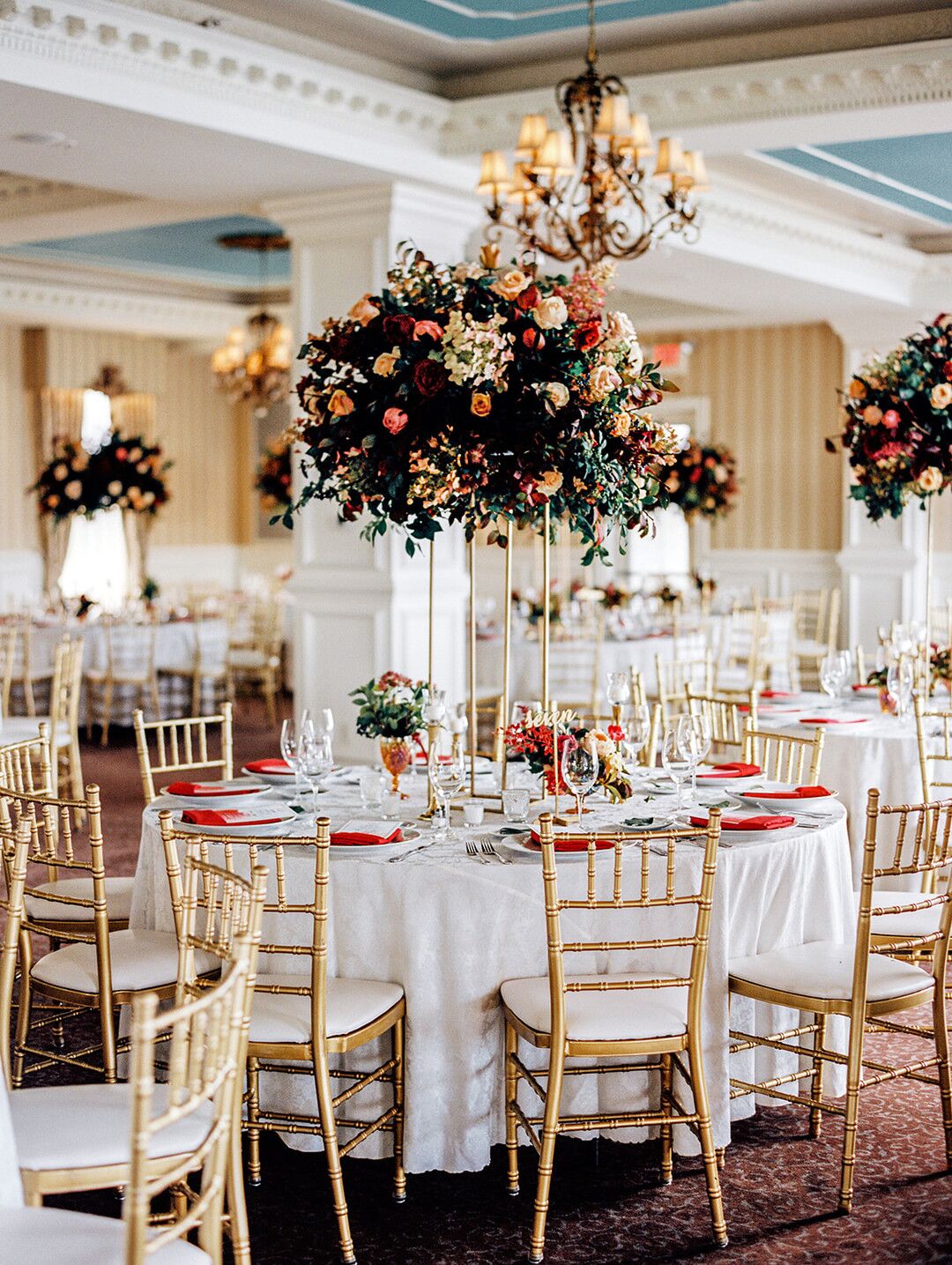 Floating Centerpieces Topped Each Table for Easy Conversation at the ...