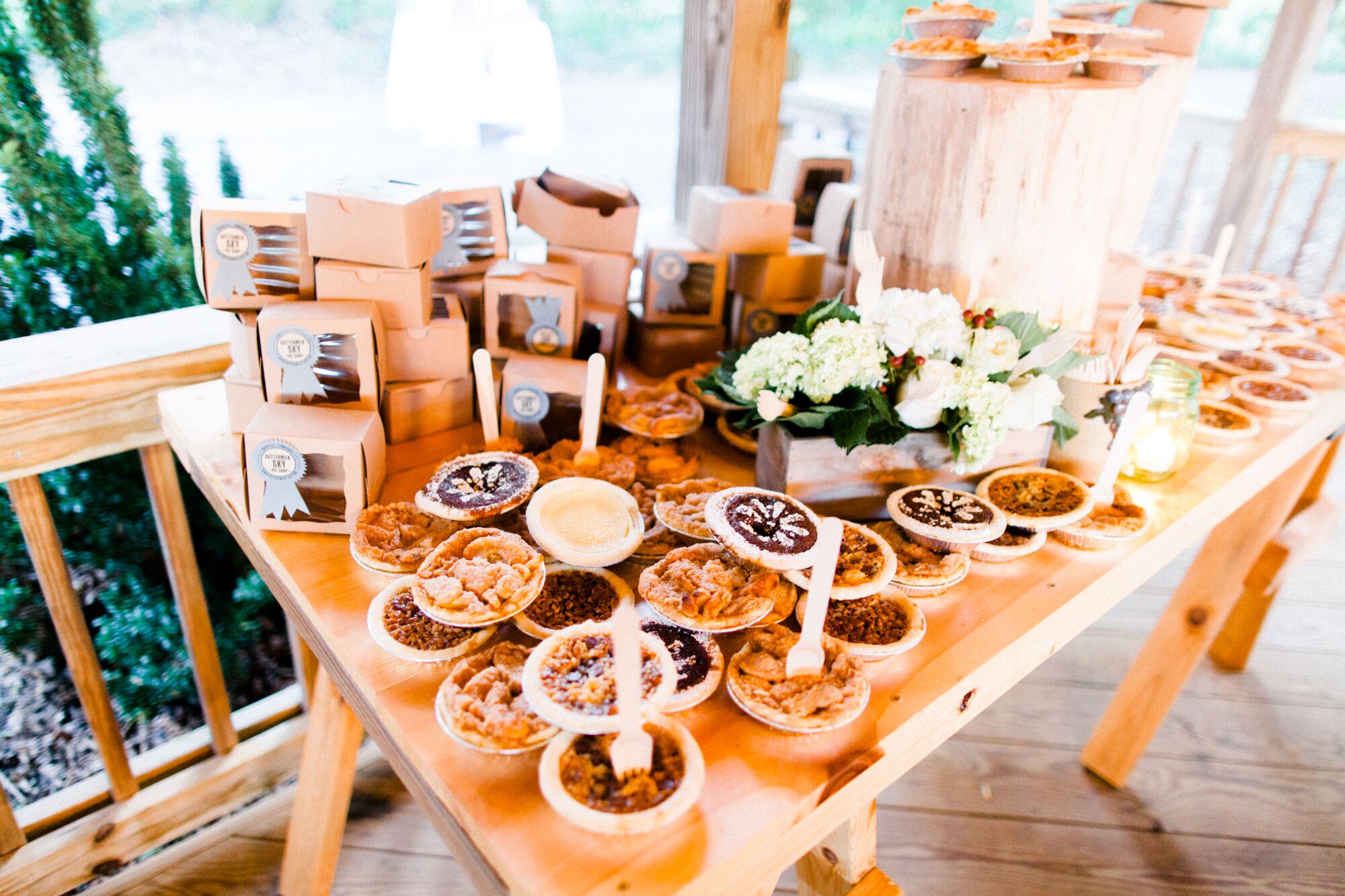 Mini Pie Dessert Table