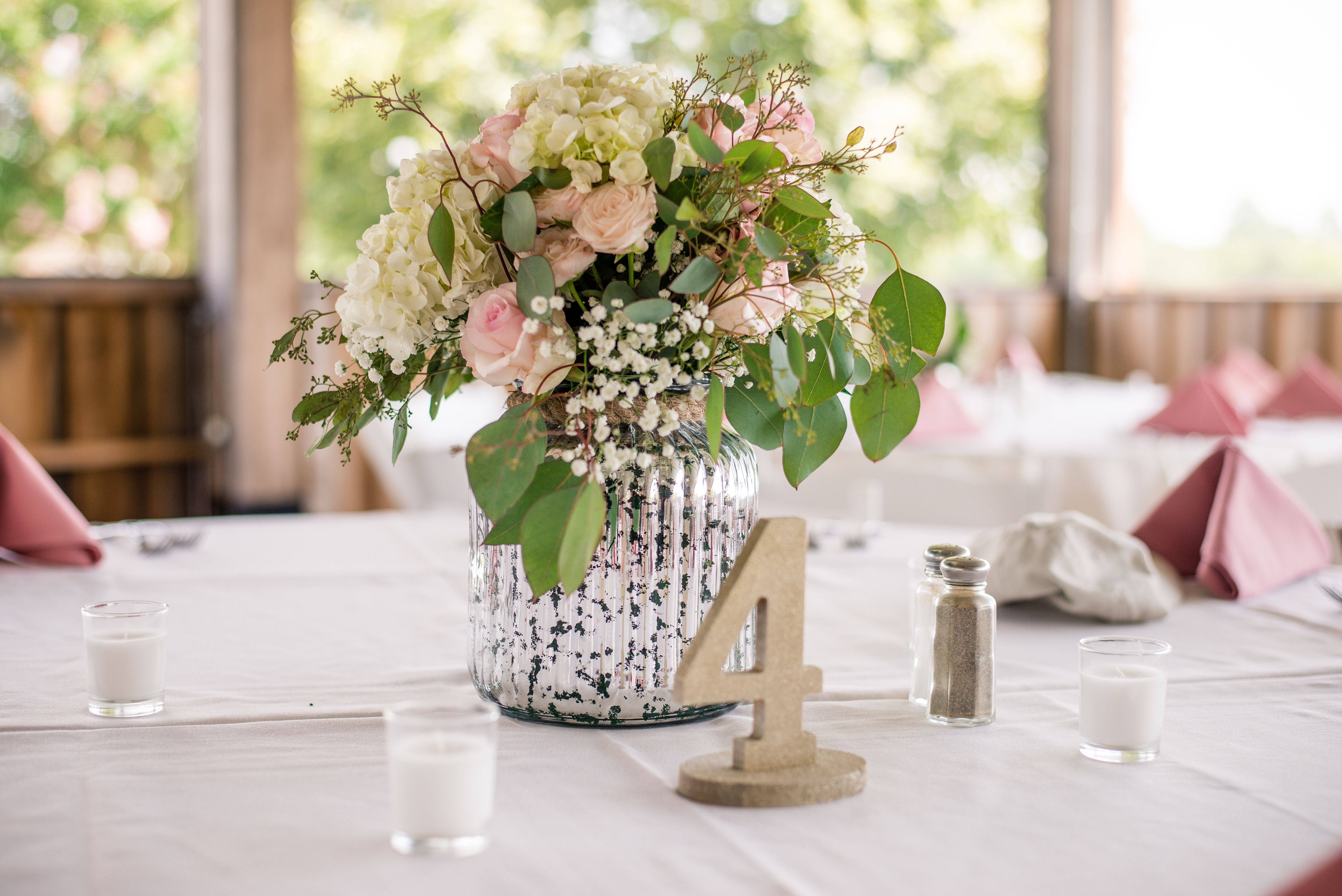 Romantic Rose Centerpieces