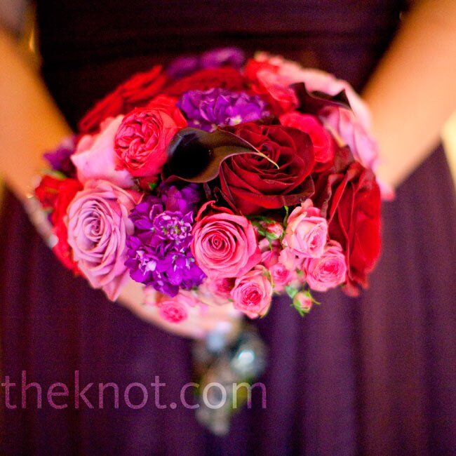 Pink and Purple Bouquets