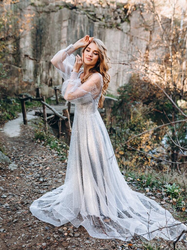 18 Silver Wedding Dresses for Your Mirrorball Moment