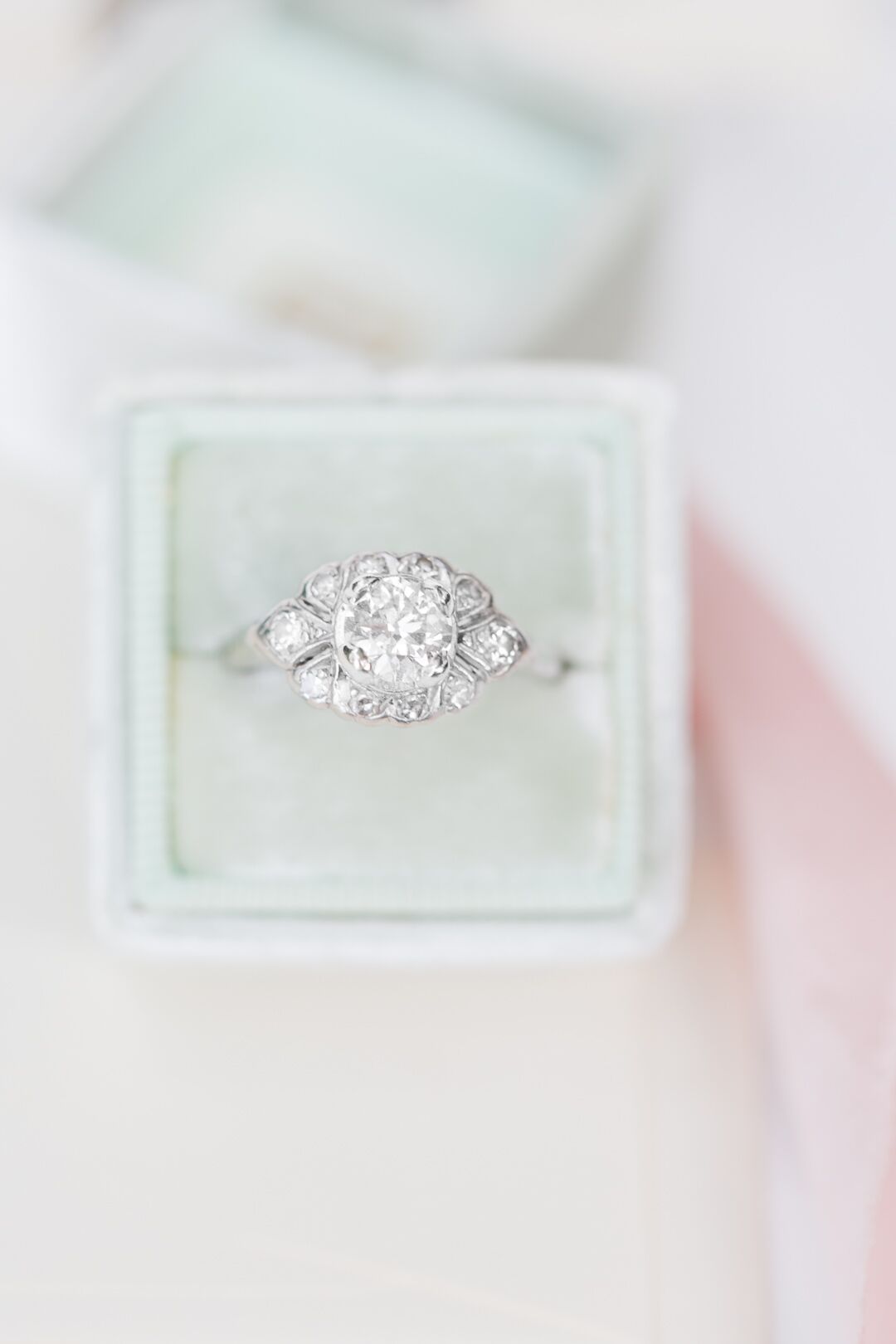 Simple Diamond Engagement Ring