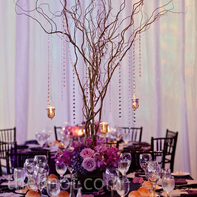 Tall Curly Willow Centerpieces