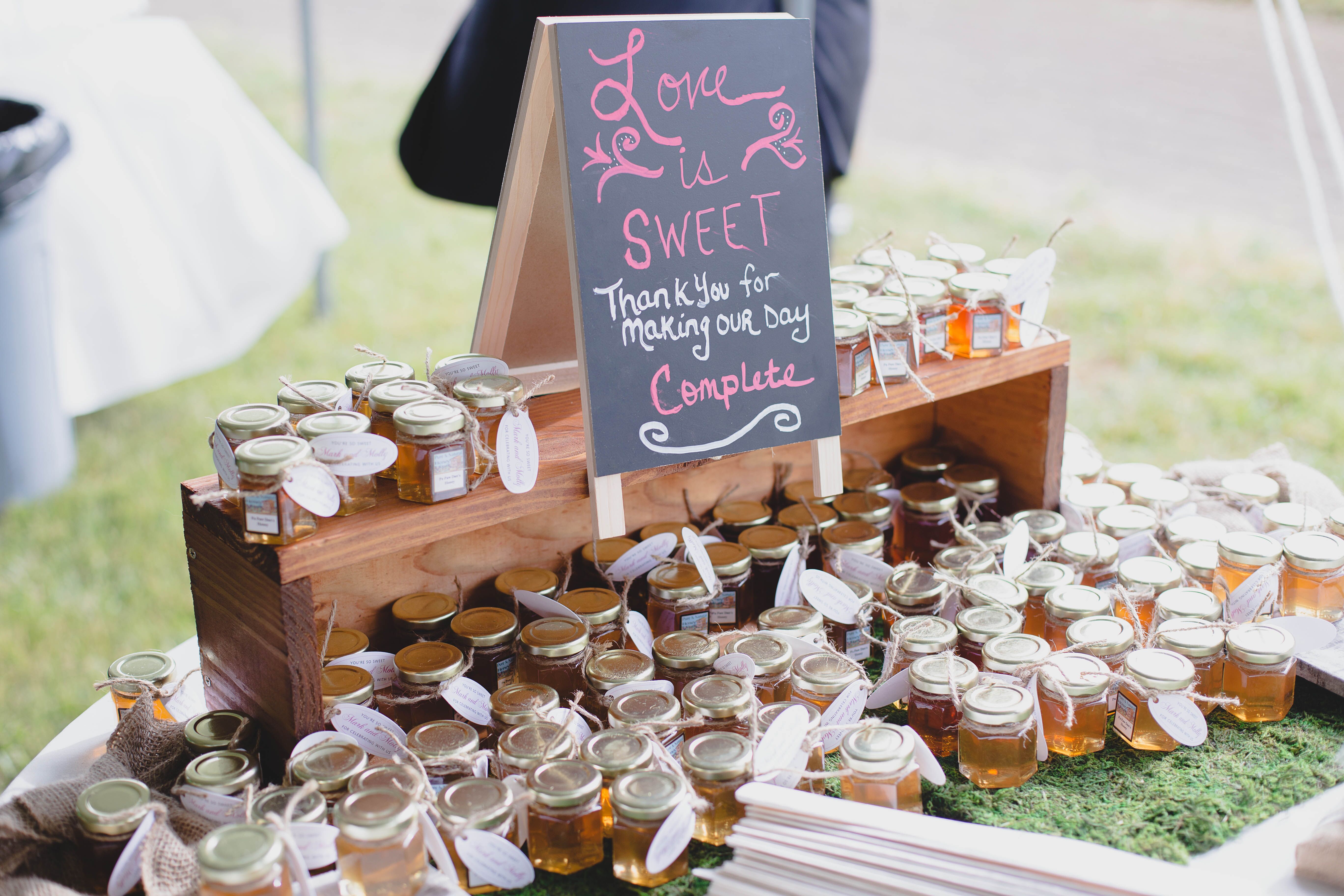 Diy Honey Wedding Favors