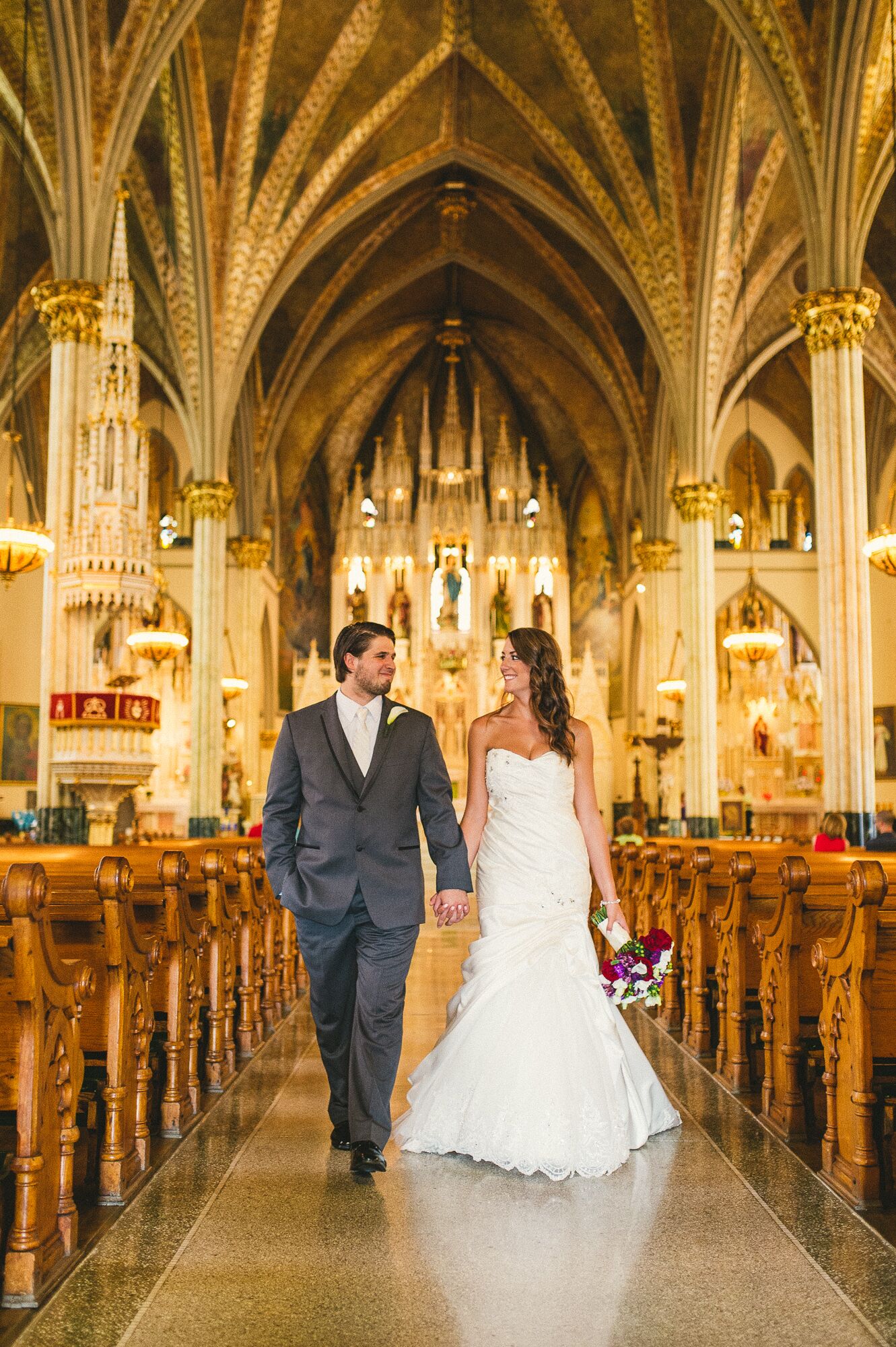 A Romantic Church Wedding at Sweetest Heart of Mary 