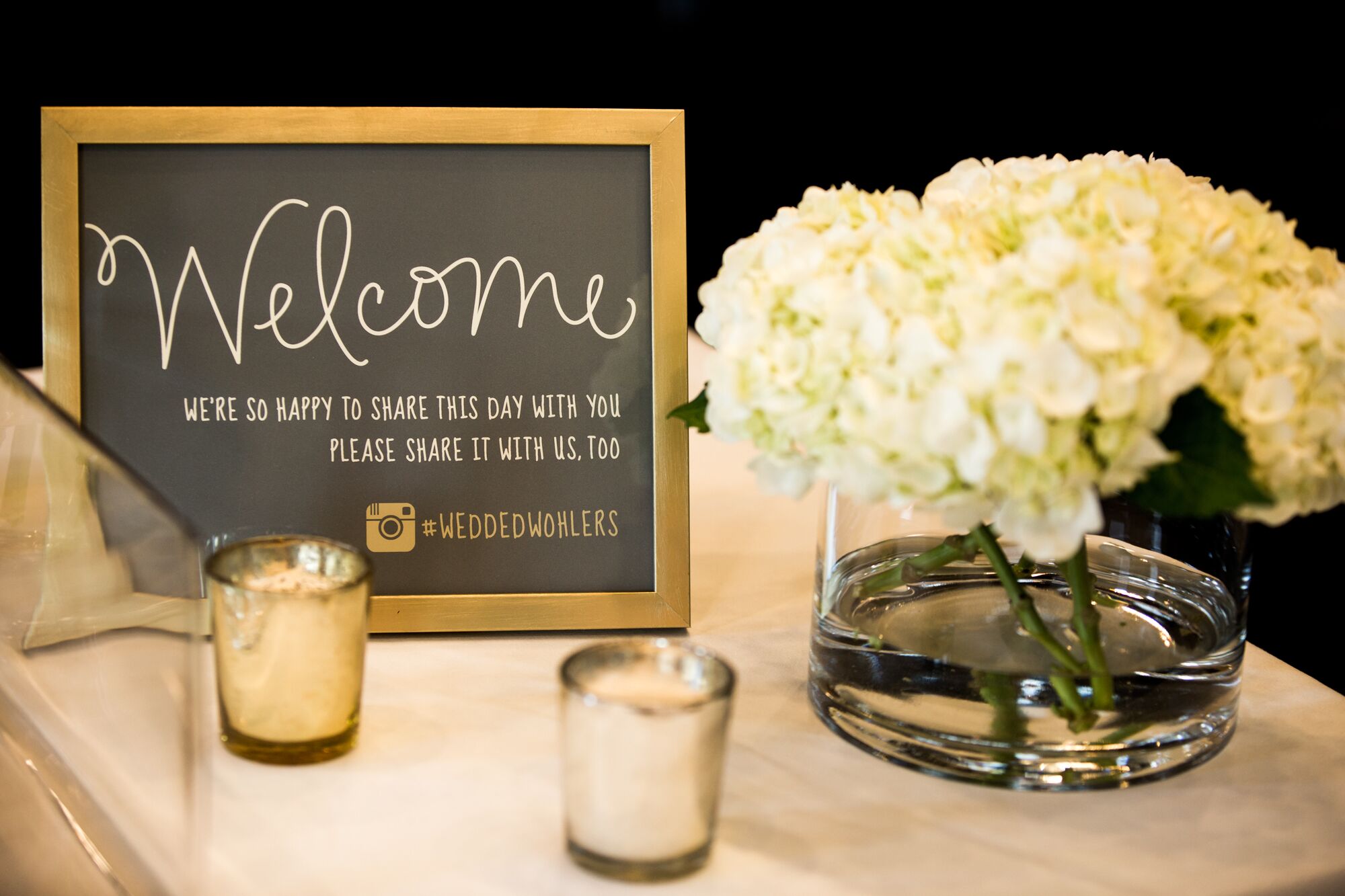 Chalkboard-Inspired Welcome Sign