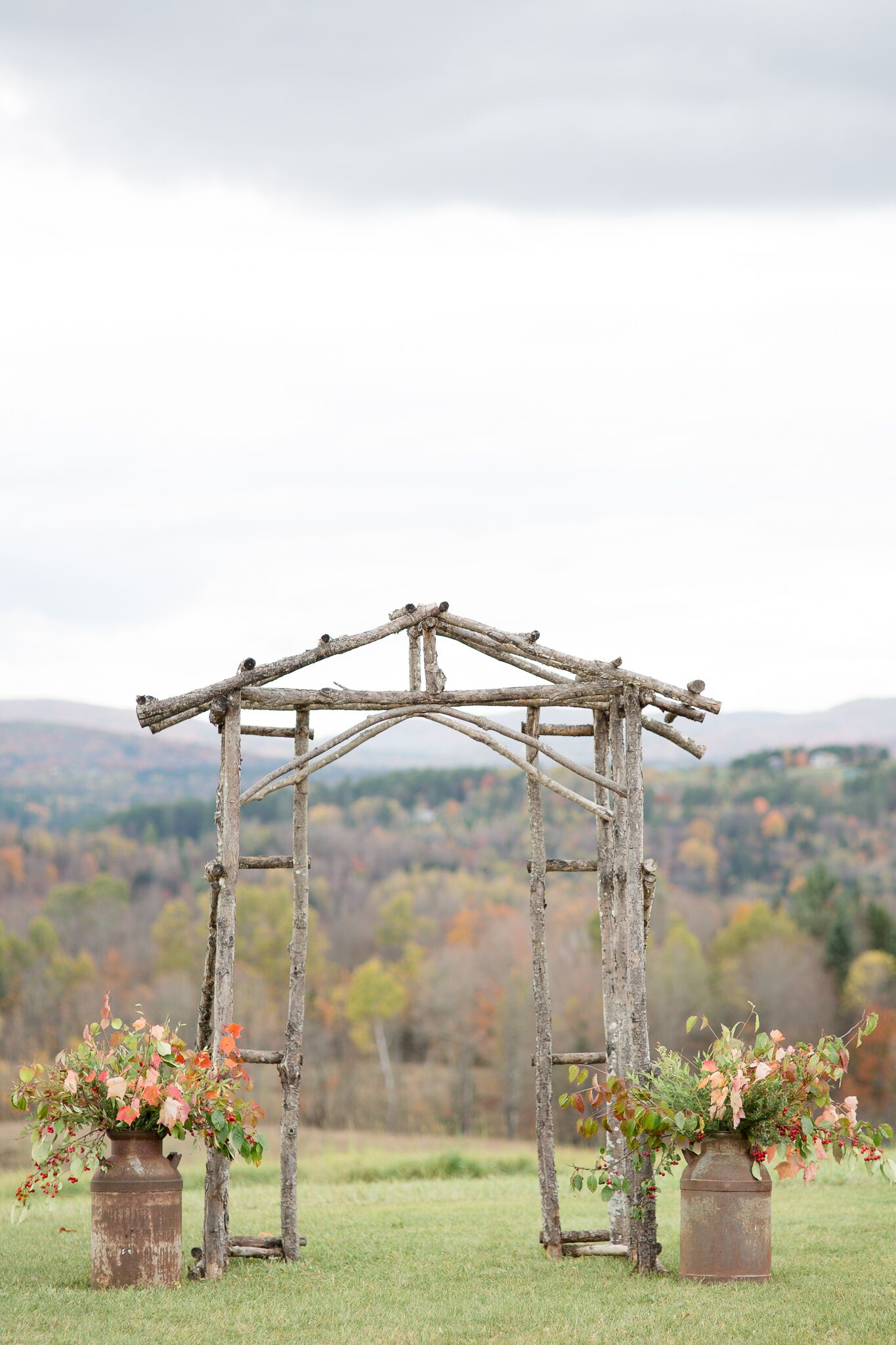 Outdoor Wooden Ceremony Arch