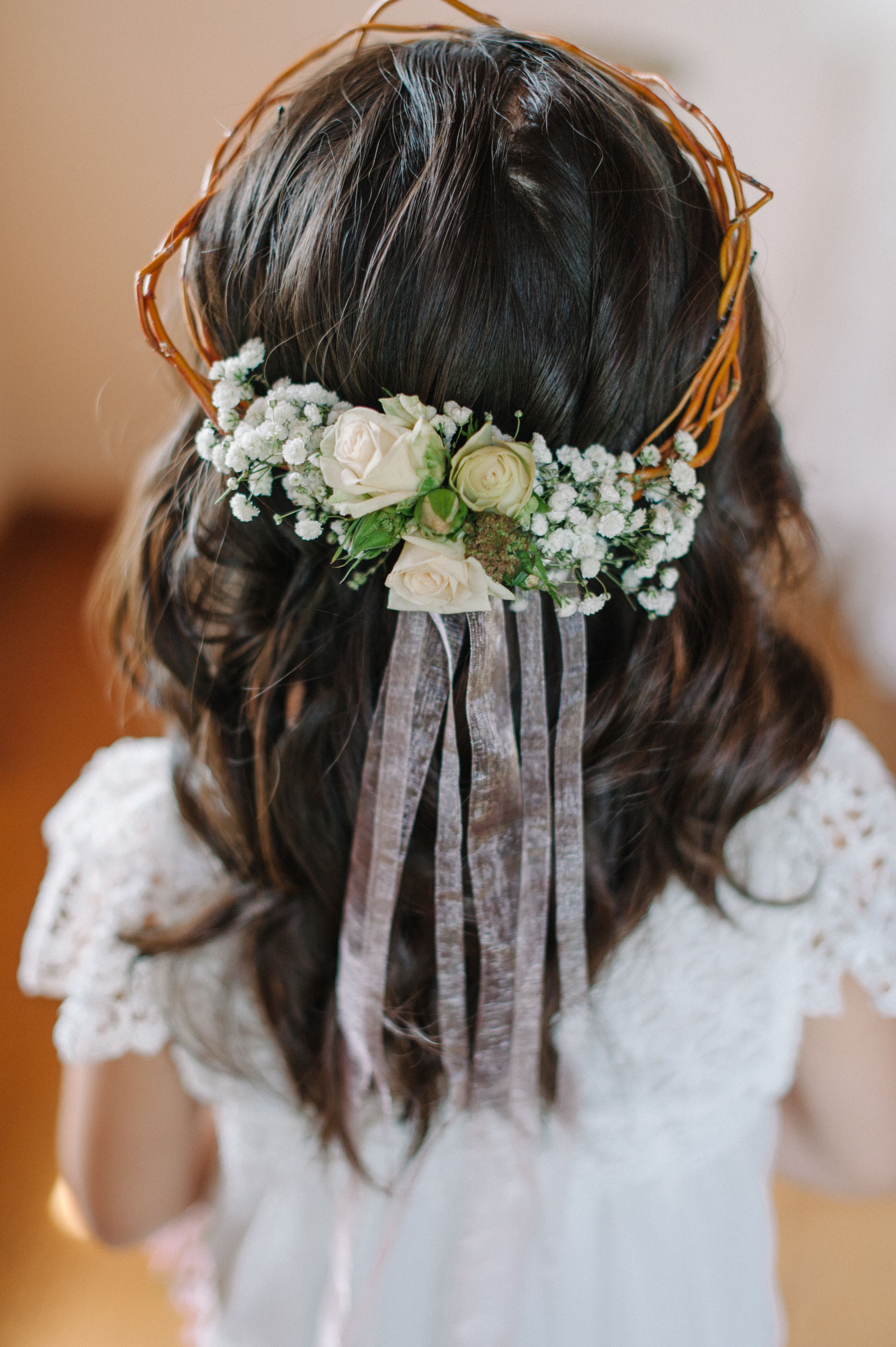 Twig Flower Crown With Roses
