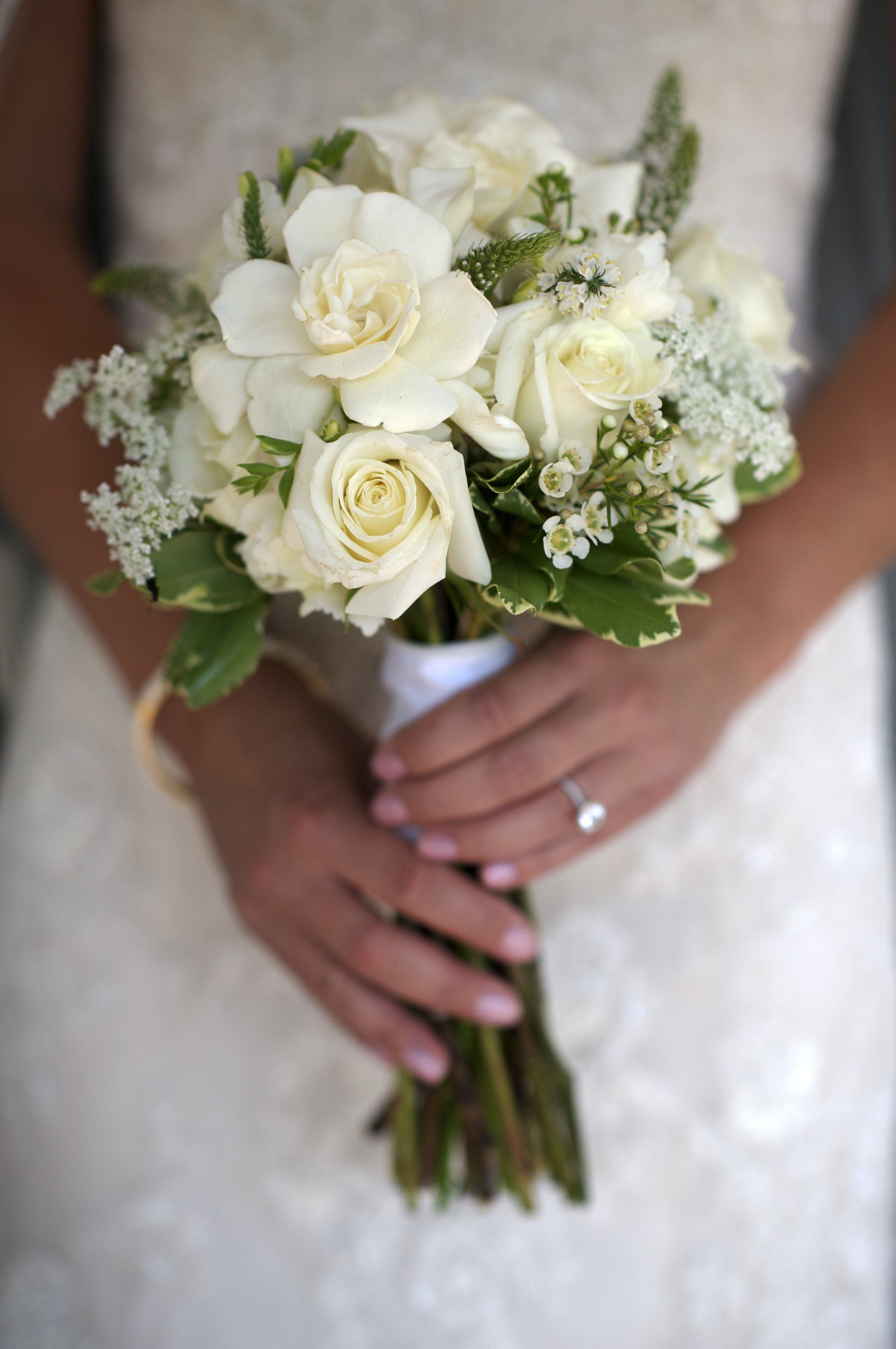 White Bridal Bouquet