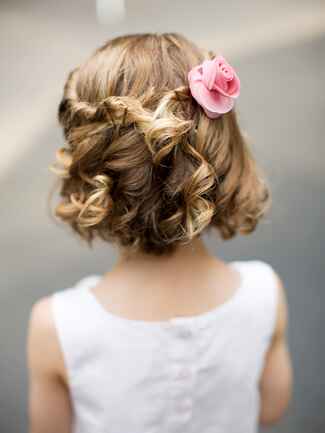 Flower Girl Hairstyles For Short Hair