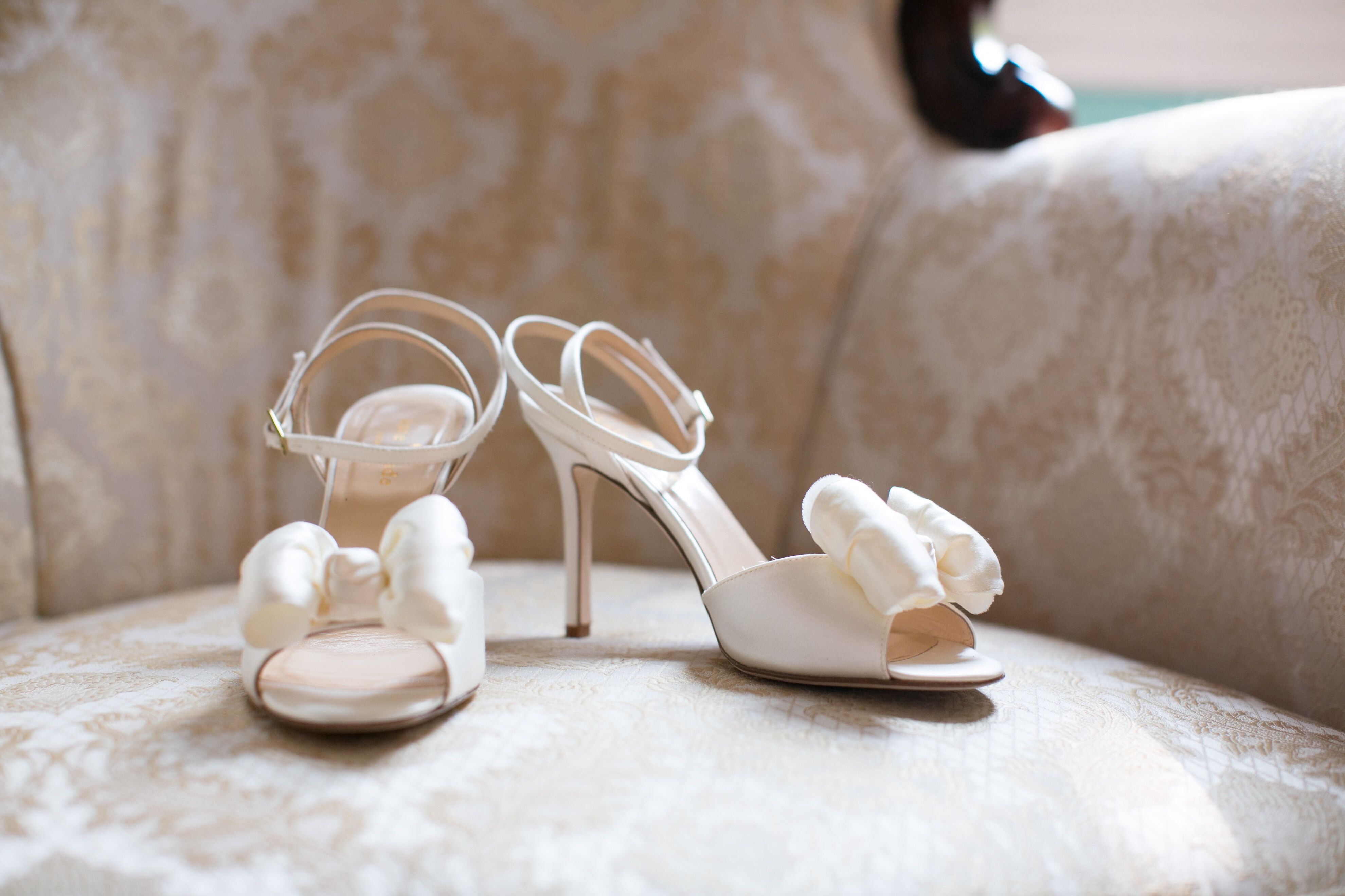 kate spade bridal bow shoes