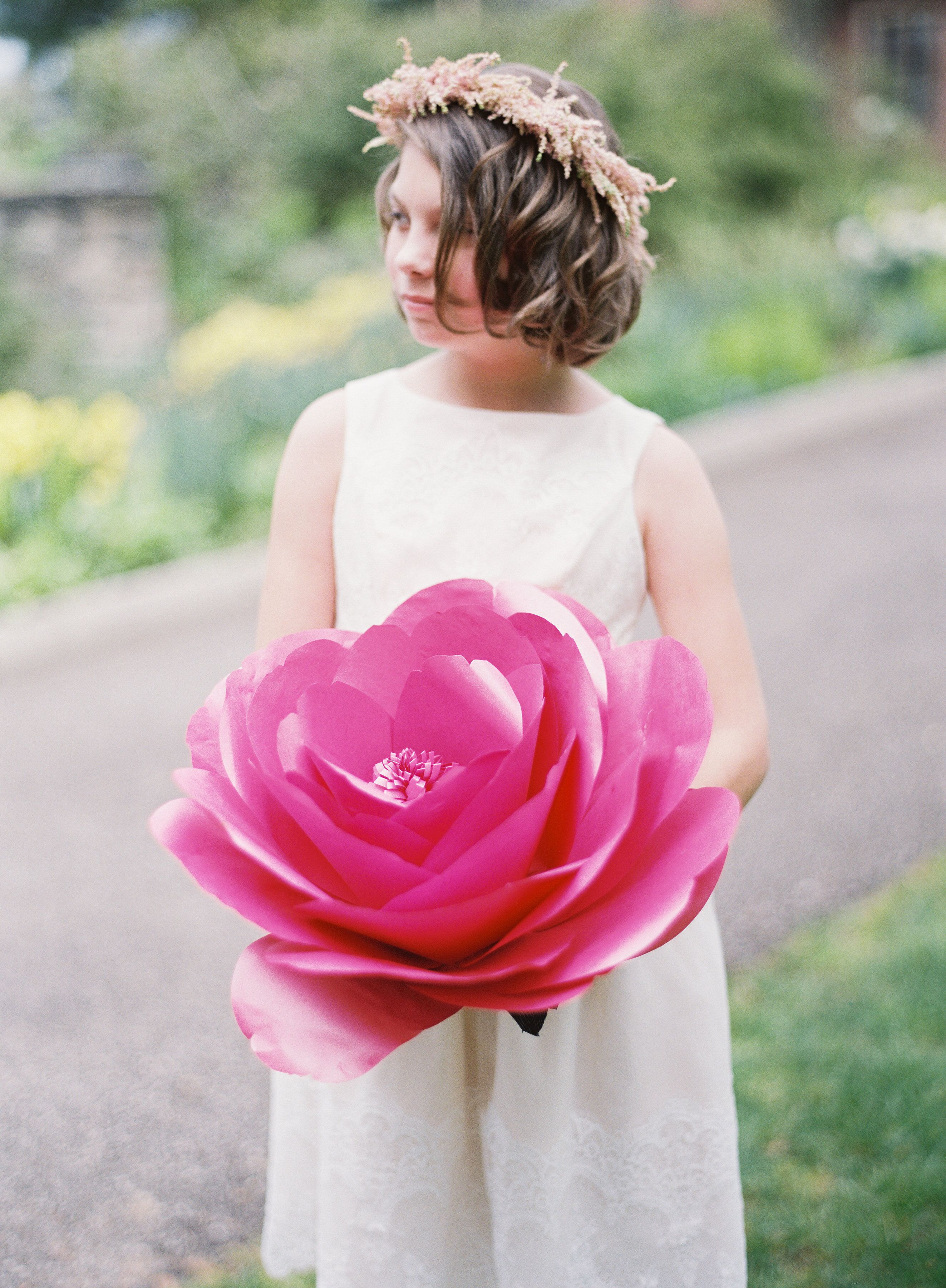 Alice in Wonderland ~ Wedding Flower Girl Gift ~Girls Flowers ~Wedding Basket ~Flower Girl Basket--Flower Girl--Alice Wedding Flower Basket