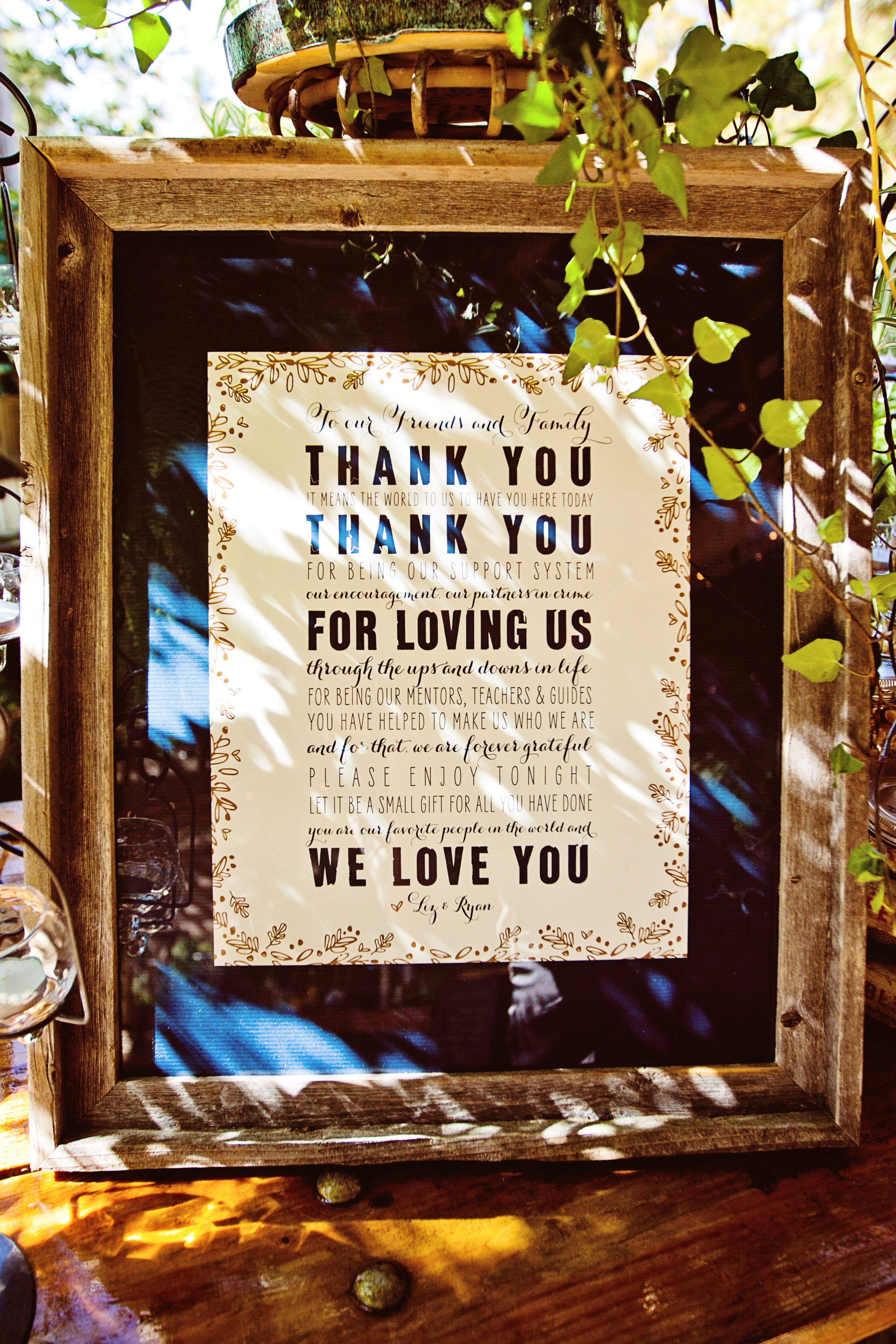 Thank You Poster