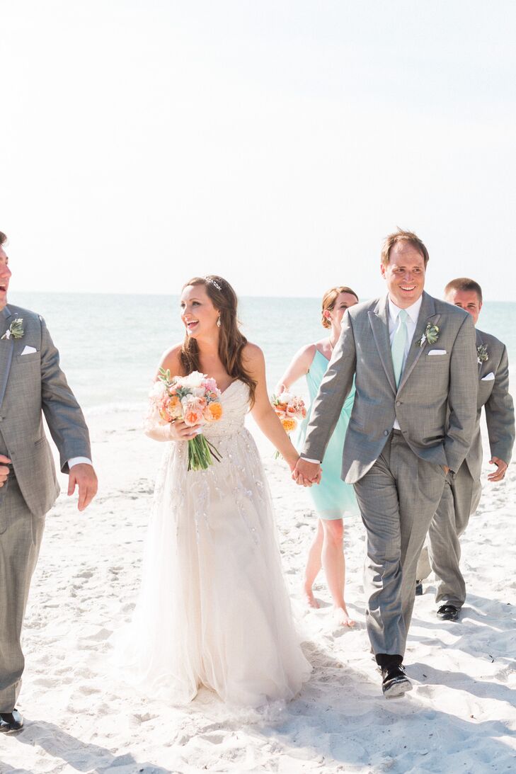 A Chic Beach Wedding  at Private Residence in Naples  Florida 