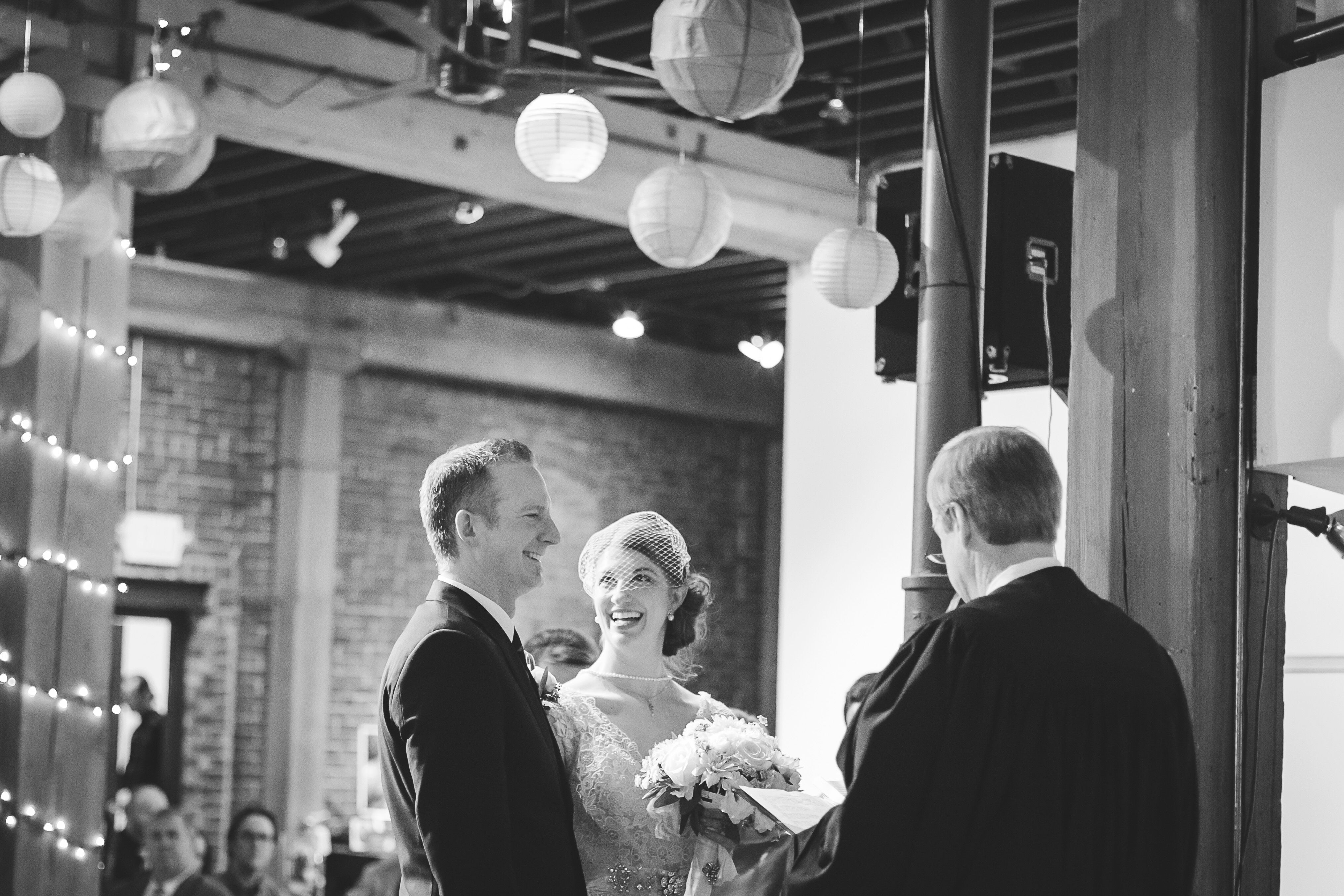 Contemporary Art Center Wedding Ceremony