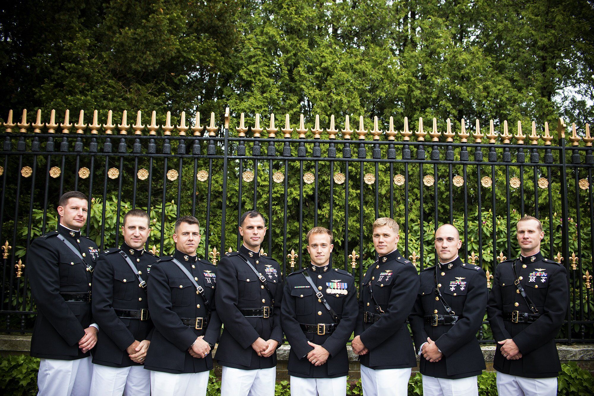 marine uniform wedding