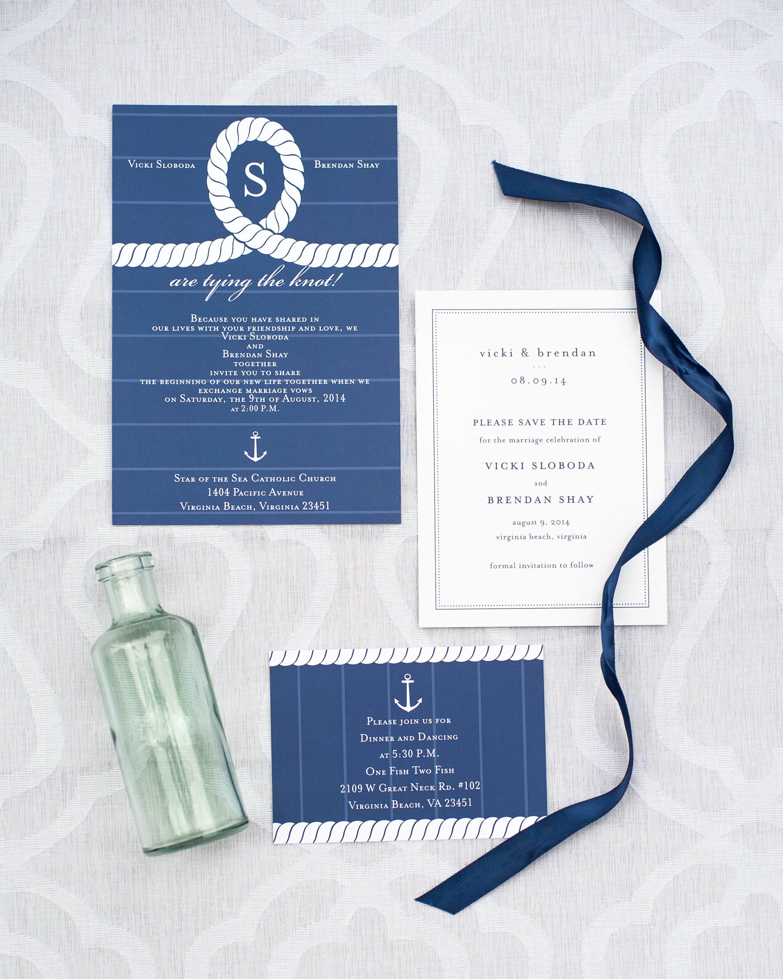 how to send out invites on the knot