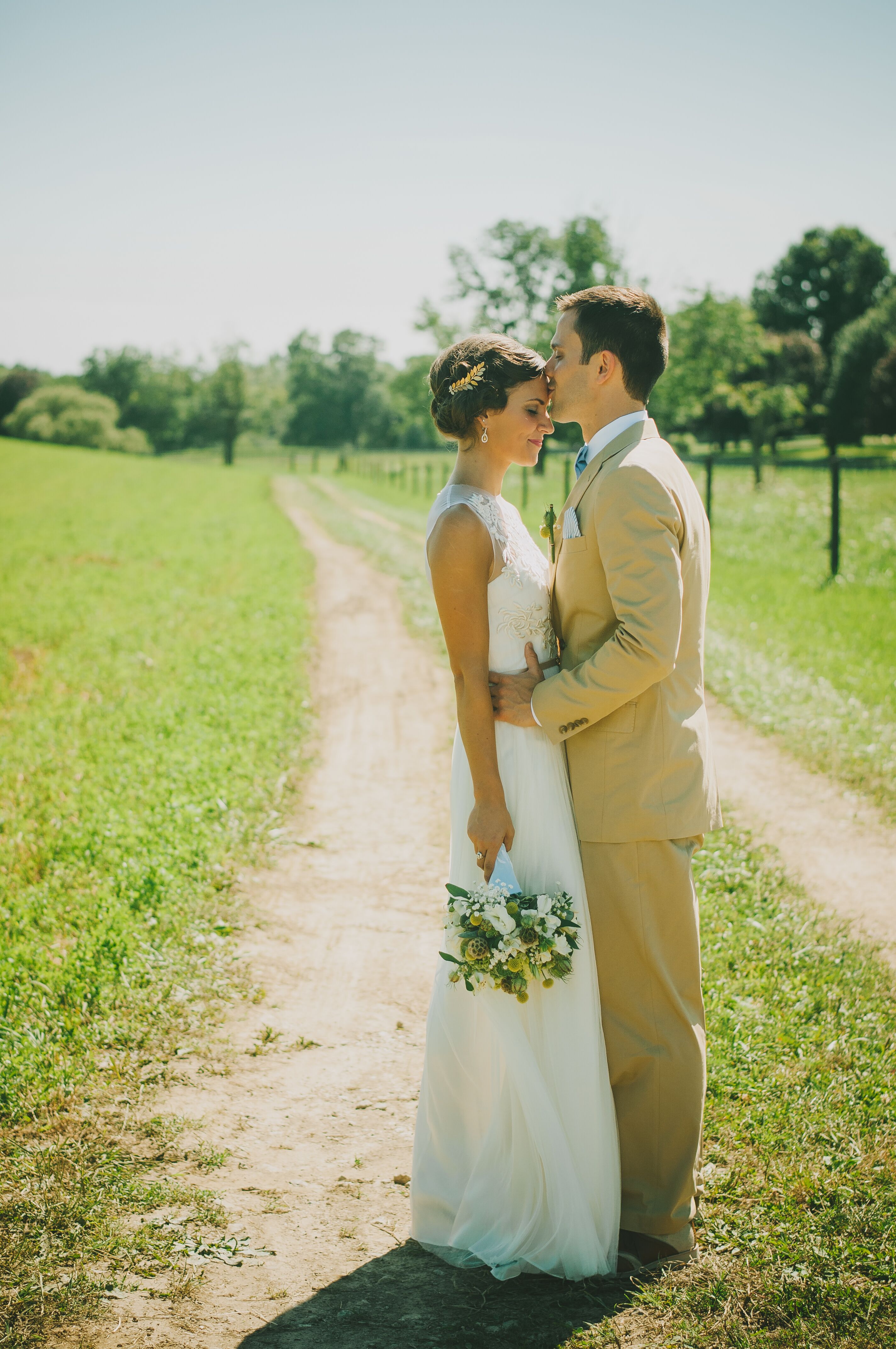 A Rustic, Industrial Barn Wedding at Brookside Farms in Louisville, Ohio