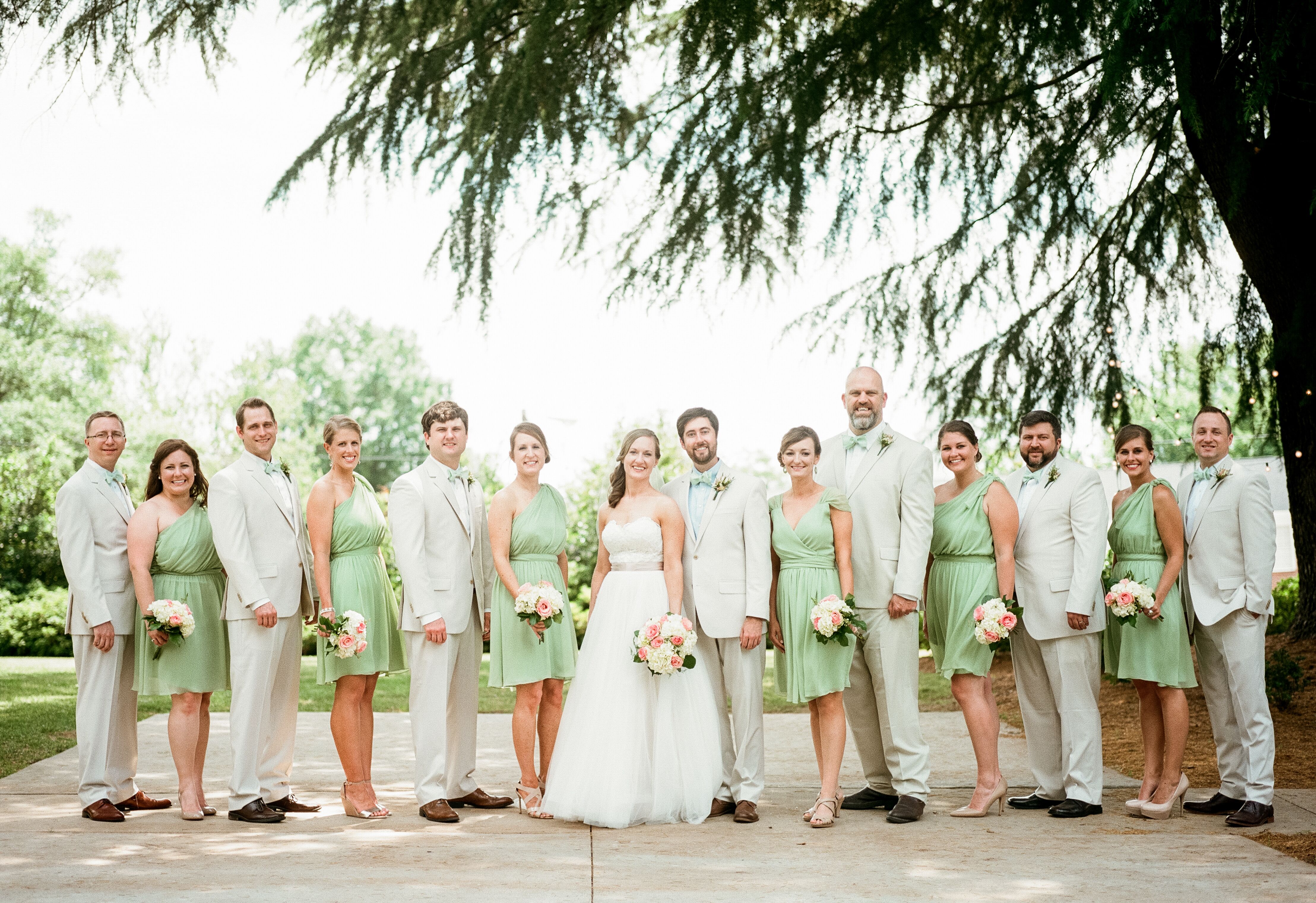 Taupe Michael Kors Groomsmen Suits