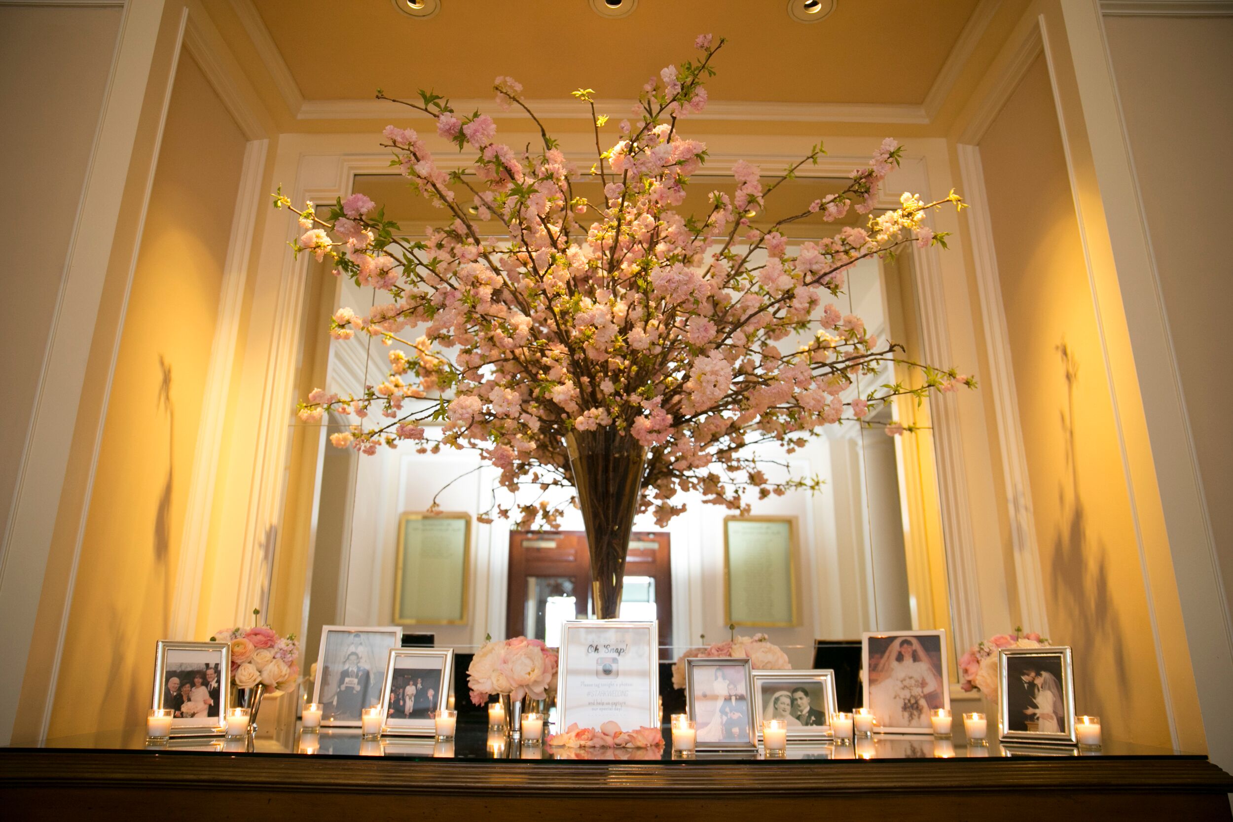 cherry blossom flower arrangement