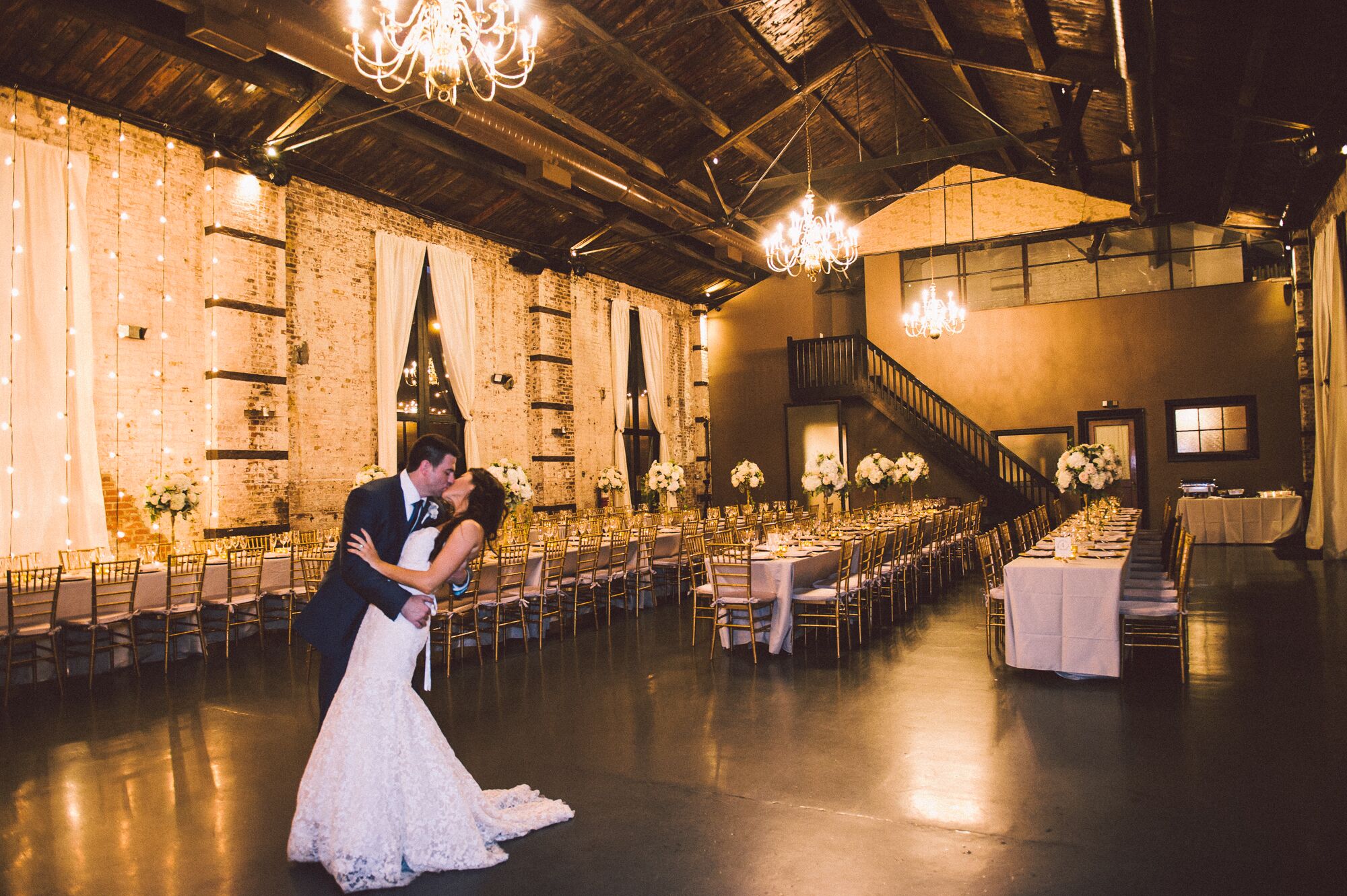 Vintage Green Building Reception