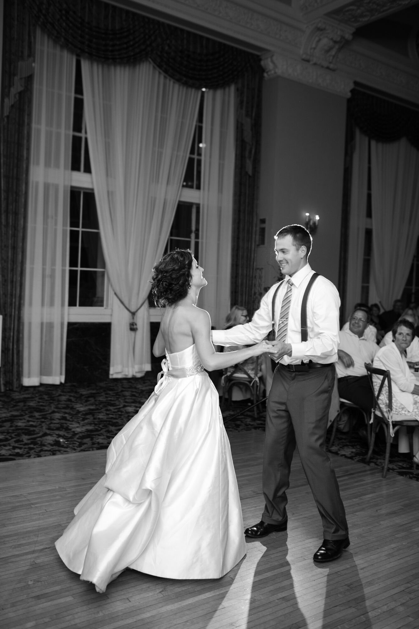 First Dance Black and White