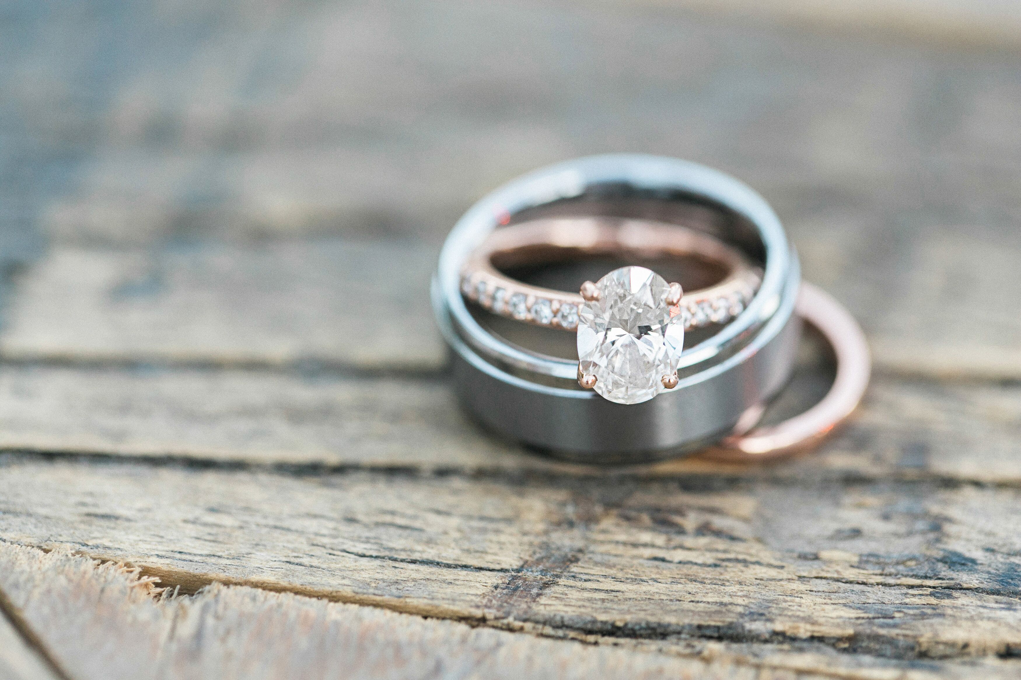 Oval-Shaped Diamond Engagement Ring