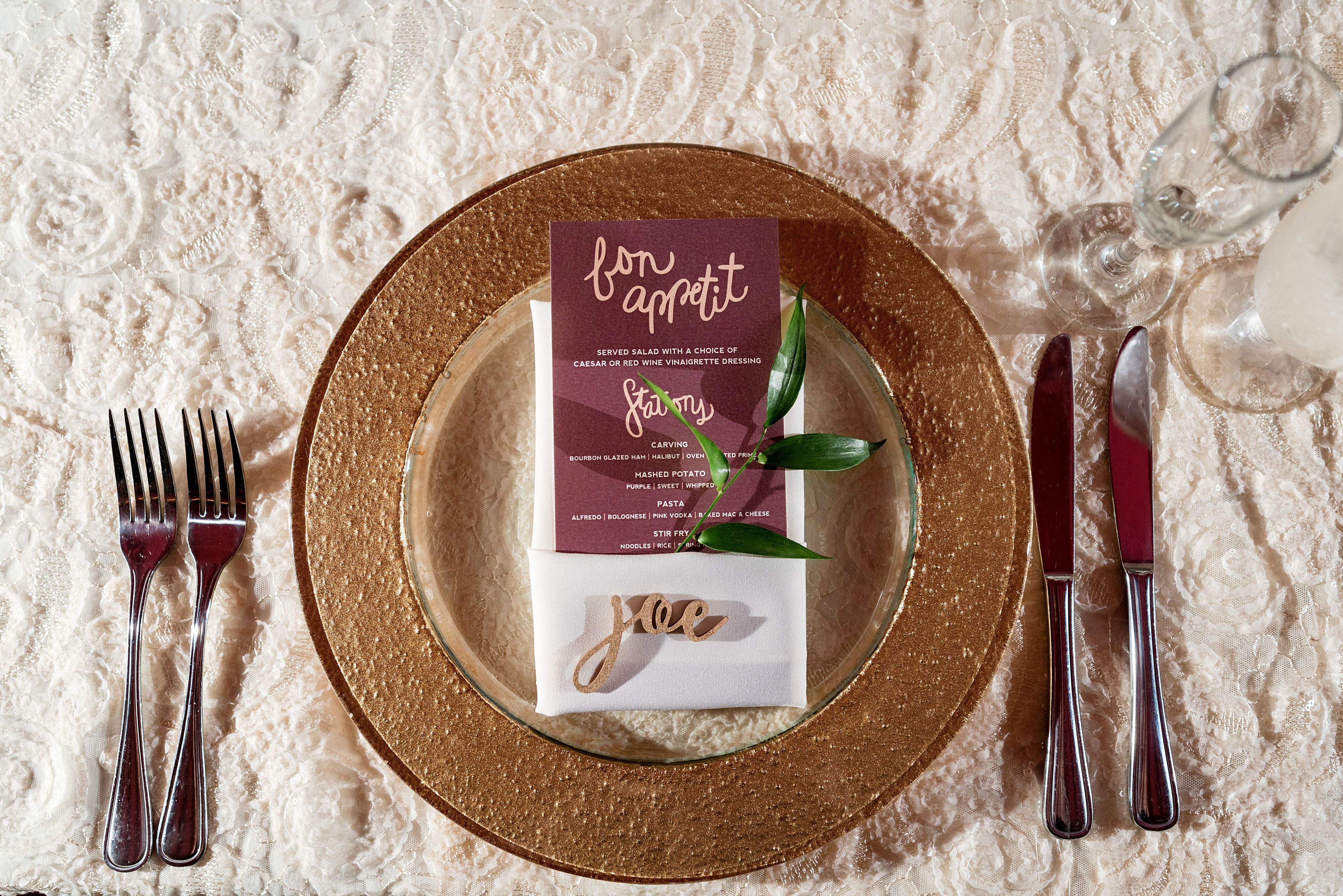 personalized place settings