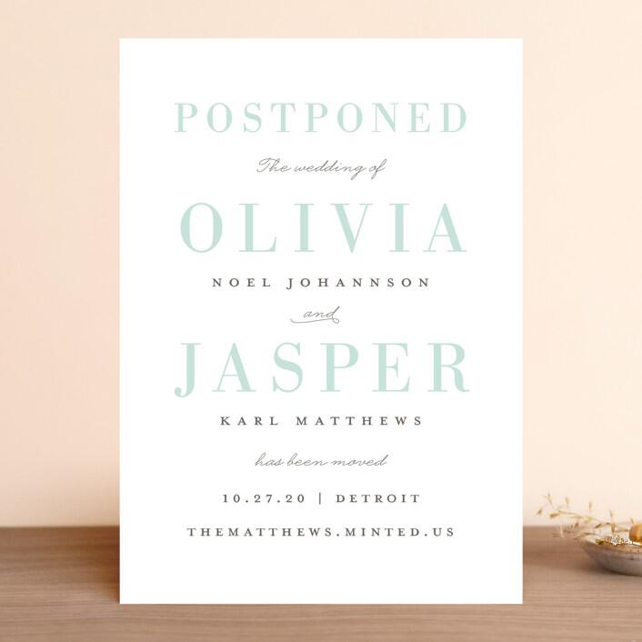 Custom Postponed Wedding Magnet Save the Date   Date Change  Pandemic Bride  Personalized  Wedding Invite  Covid  Pandemic