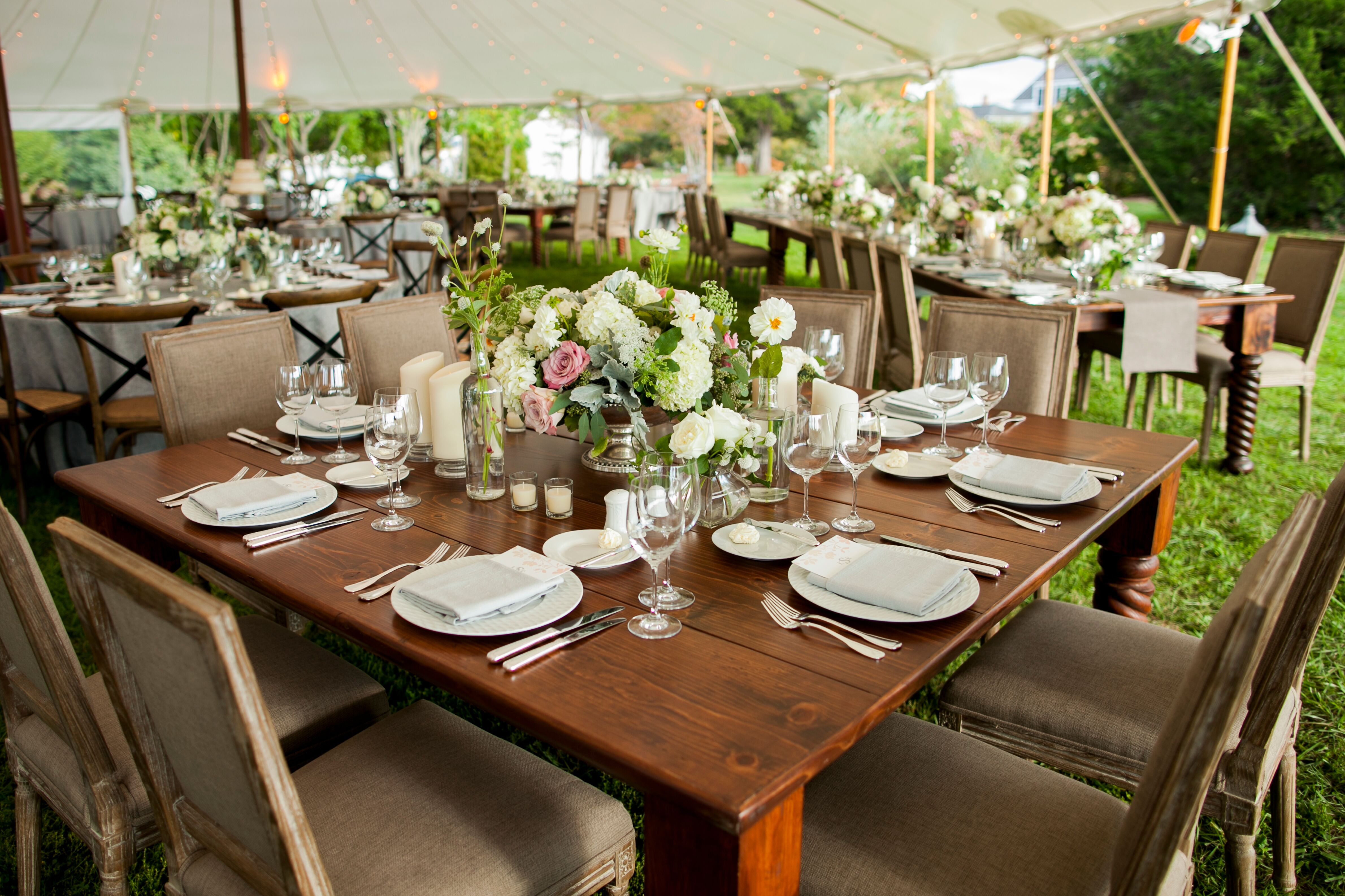 Tented Waterfront Reception at the Inn at Perry Cabin