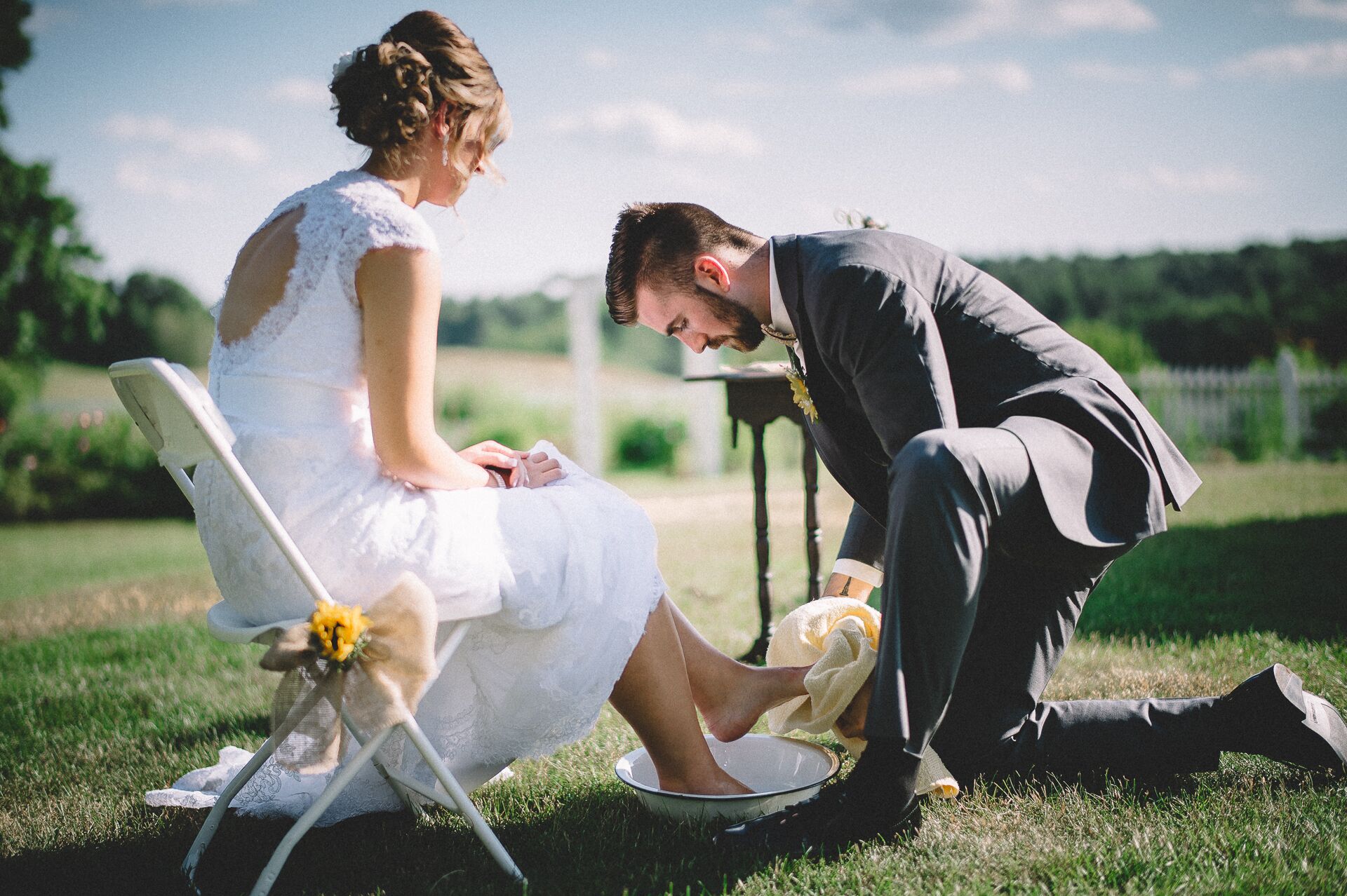 Foot Washing Wedding Ceremony Tradition