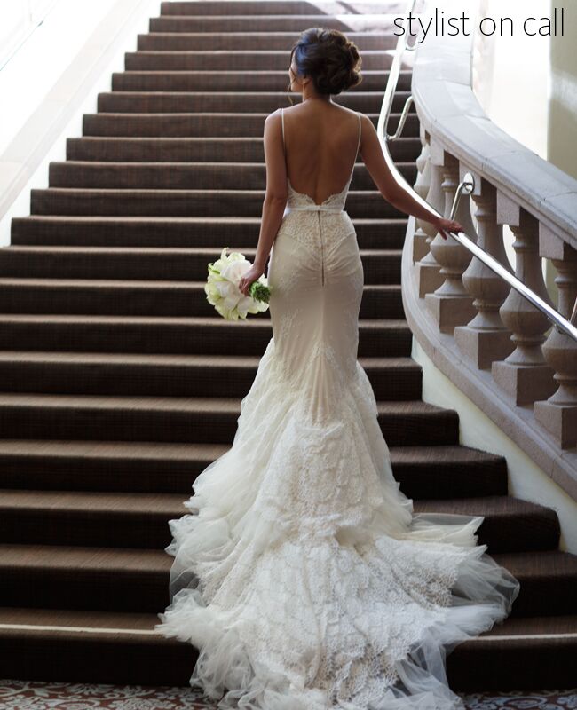 strapless low back bra wedding dress