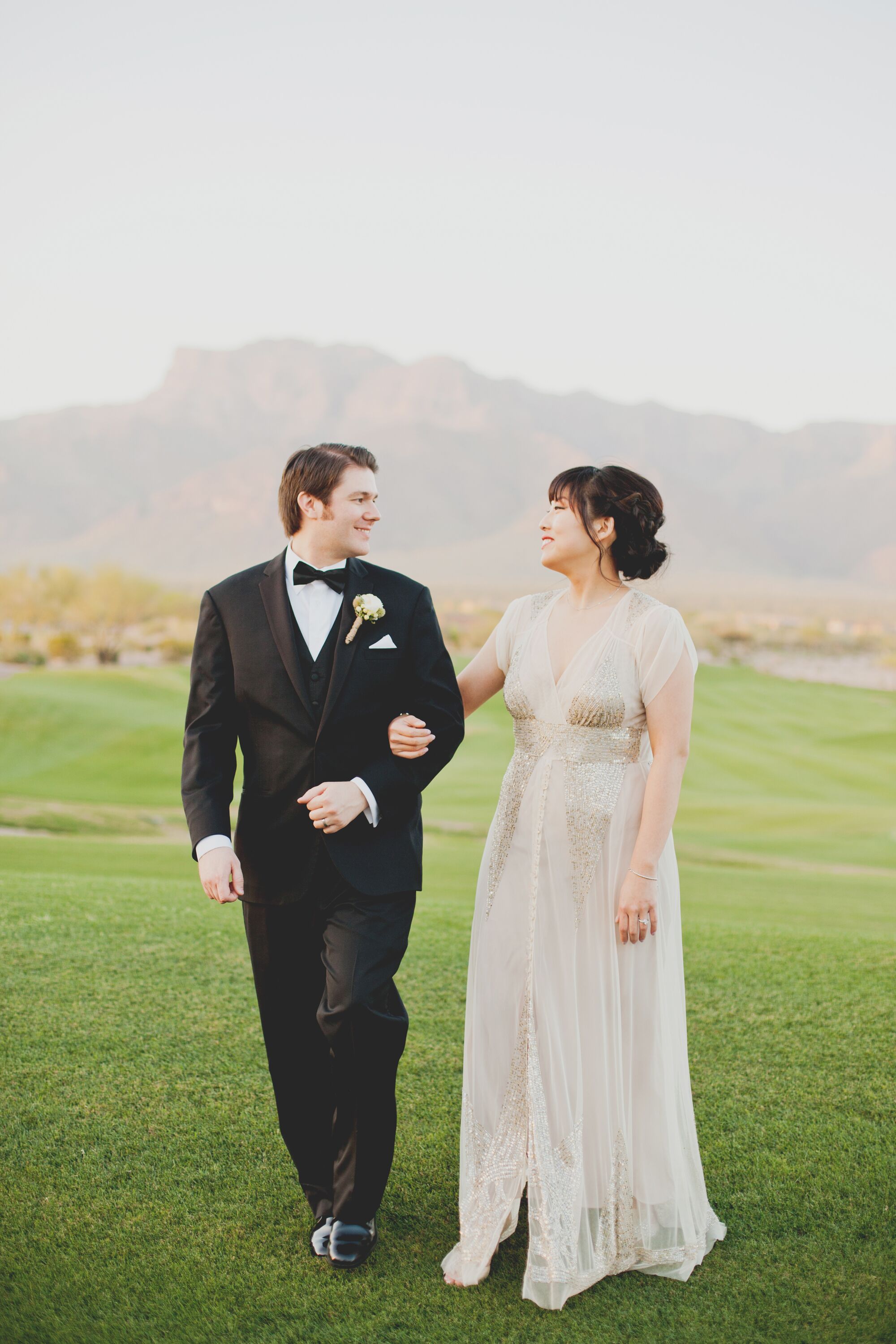 desert formal wedding attire