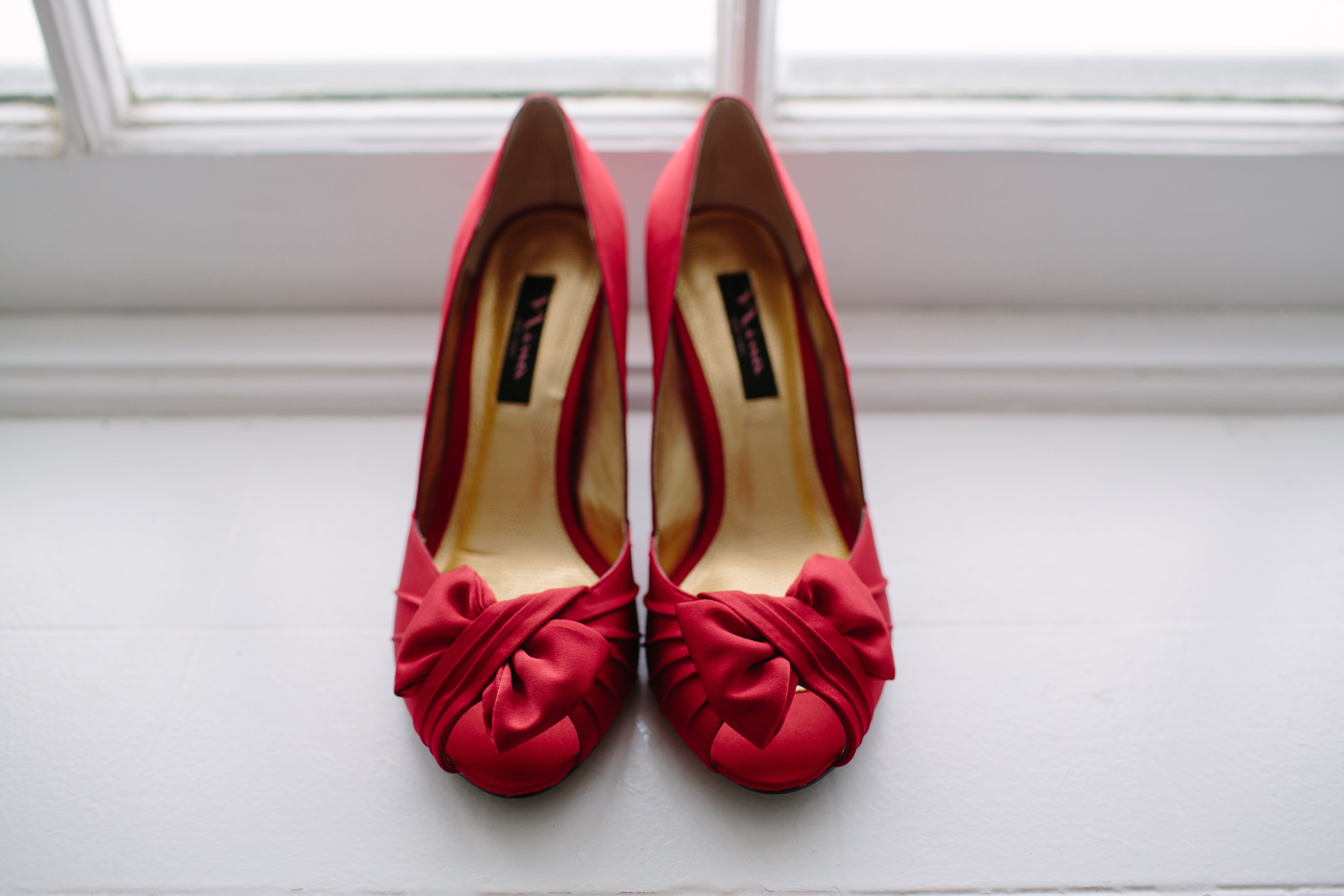 Red Wedding Heels