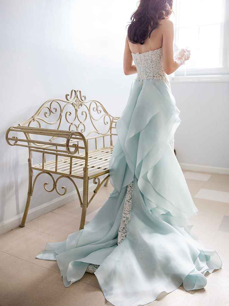 20 Dreamy Blue Wedding  Gowns 