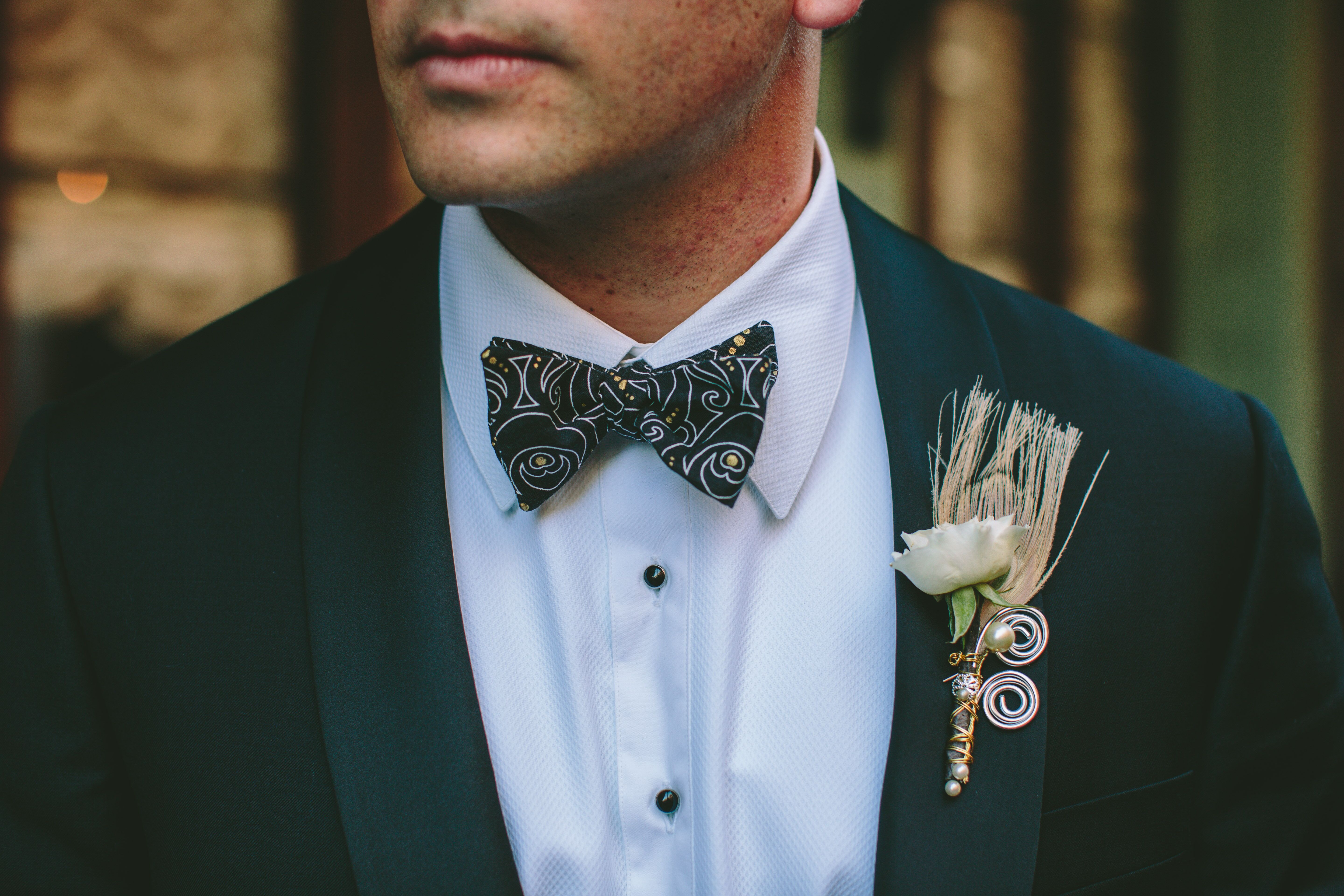 Wallace Bow Tie - Pheasant & Quail Feathers - SAMSON A Men's Emporium