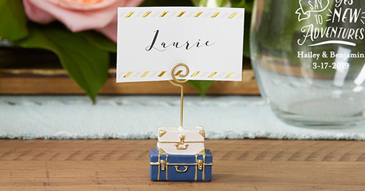 Creative Table Decoration "Kissing Bell" Place Card Holder Clip Wedding Favors 