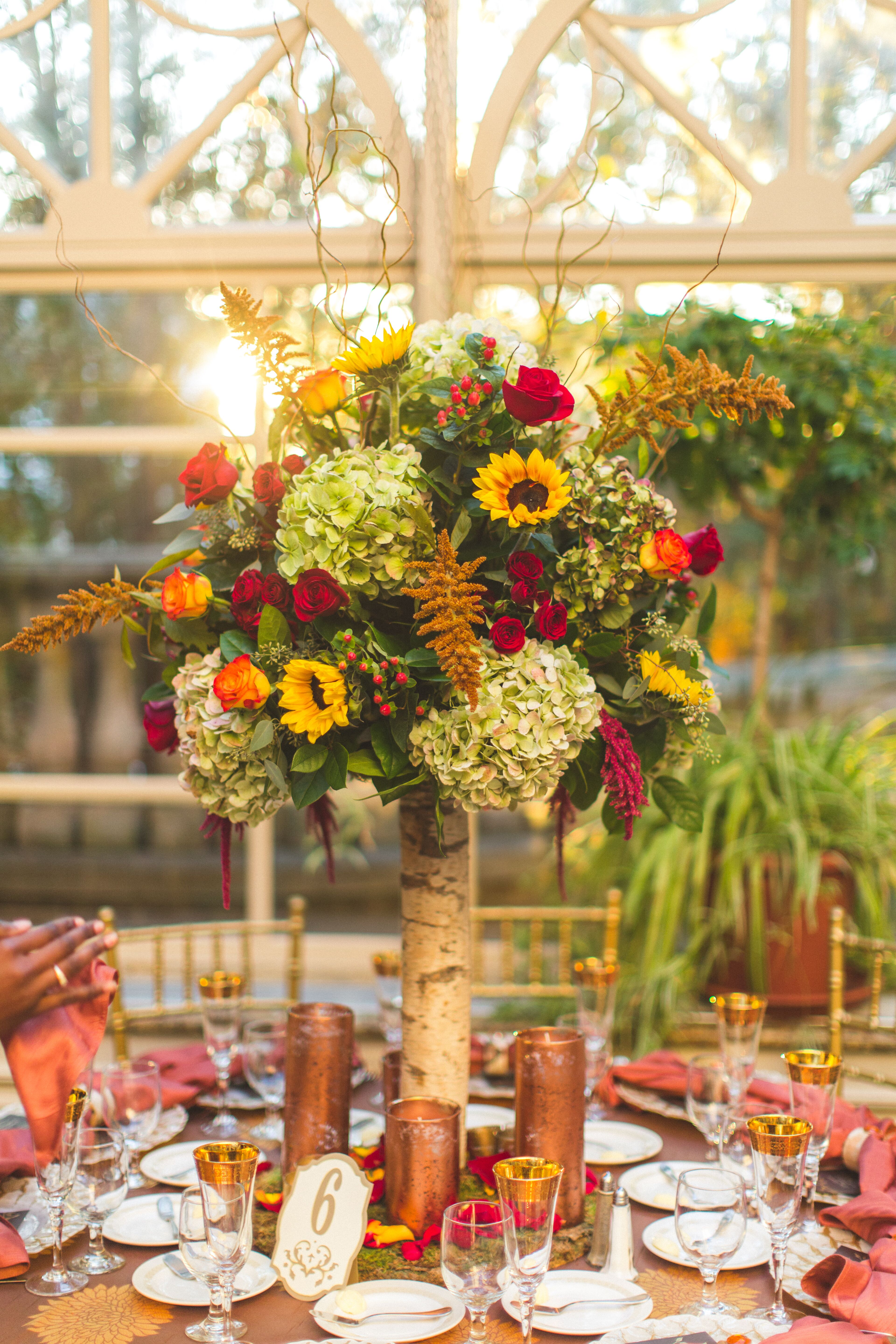 Warm Autumn Inspired Wedding at The Brownstone in Paterson New